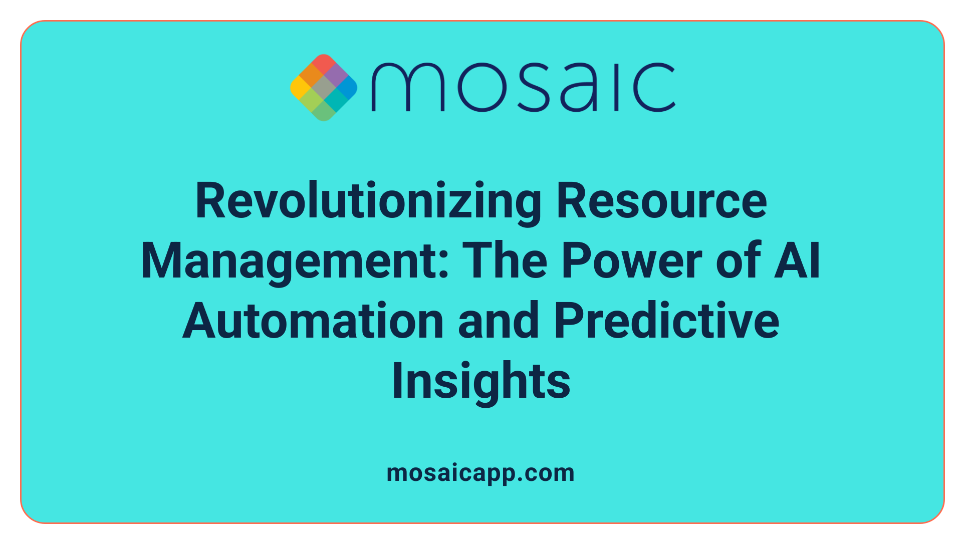 Revolutionizing Resource Management: The Power of AI Automation and Predictive Insights