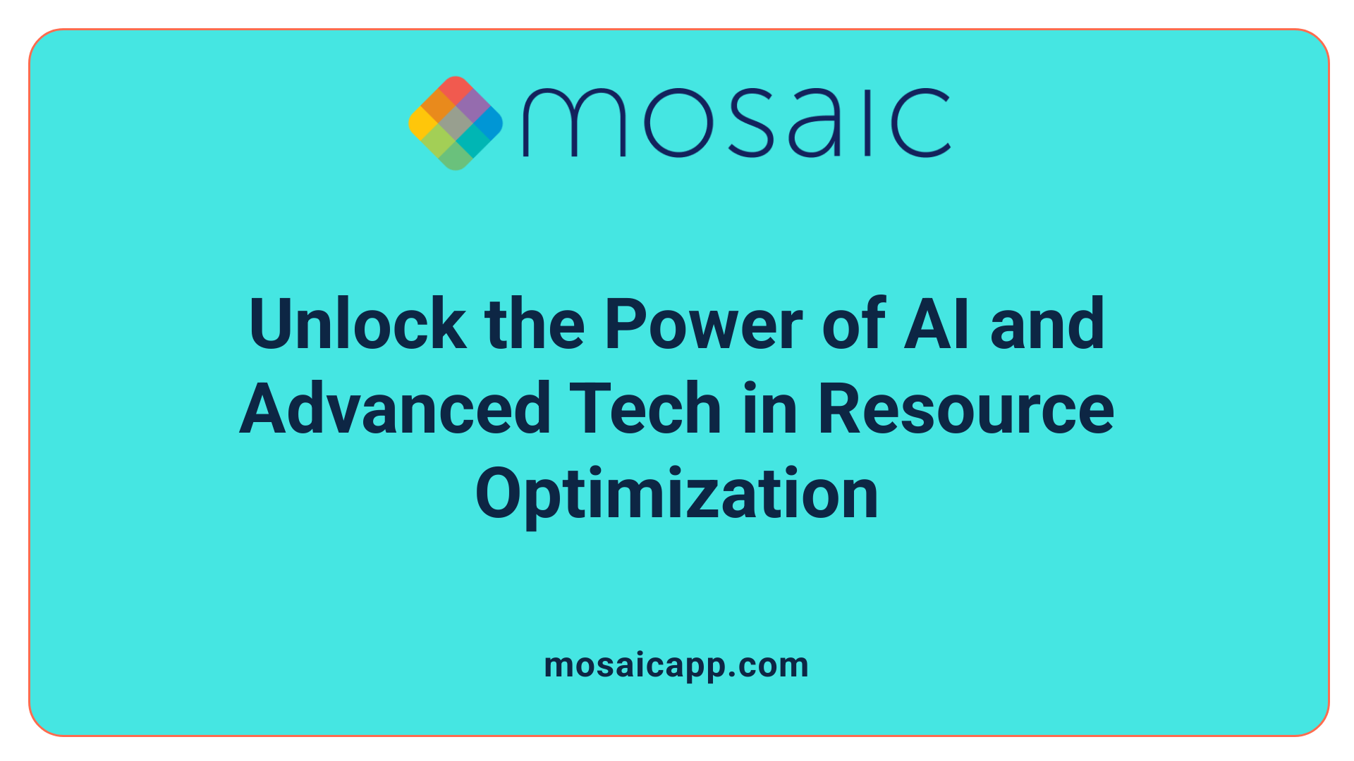 Unlock the Power of AI and Advanced Tech in Resource Optimization