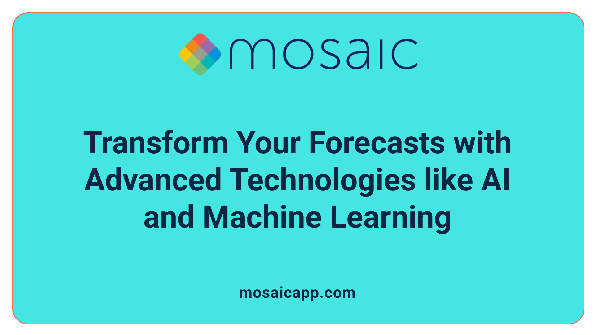 Transform Your Forecasts with Advanced Technologies like AI and Machine Learning