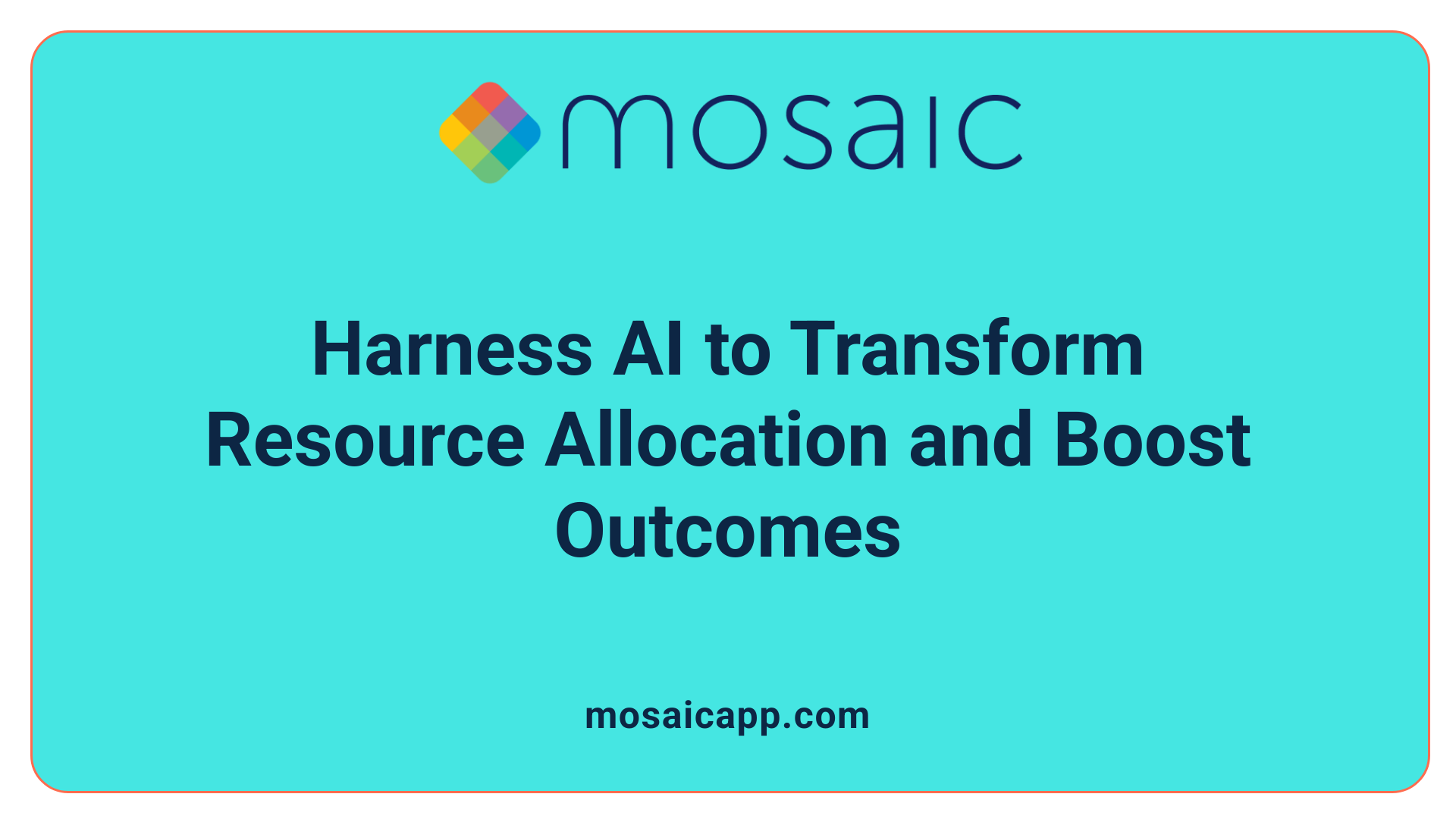 Harness AI to Transform Resource Allocation and Boost Outcomes