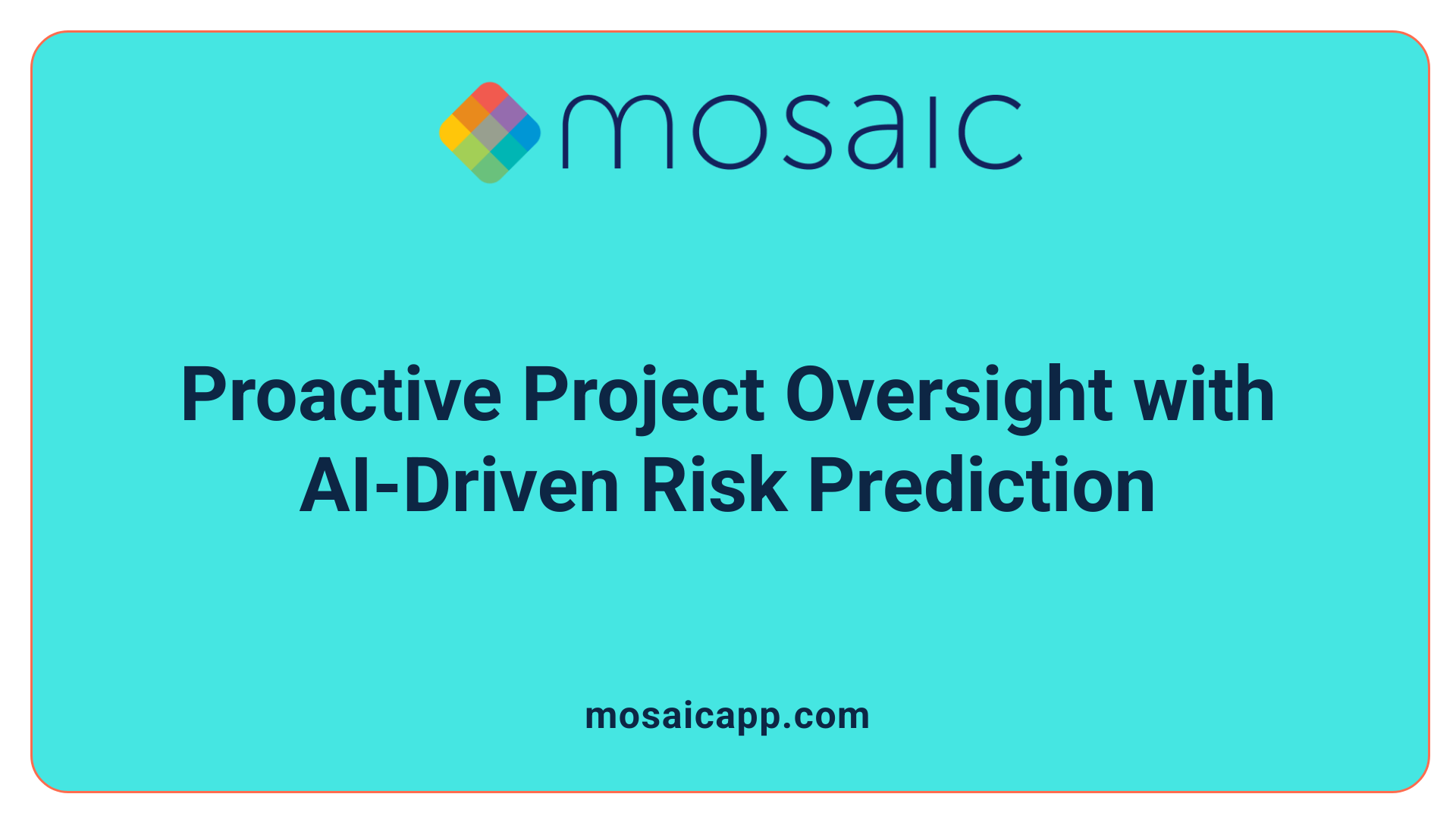 Proactive Project Oversight with AI-Driven Risk Prediction