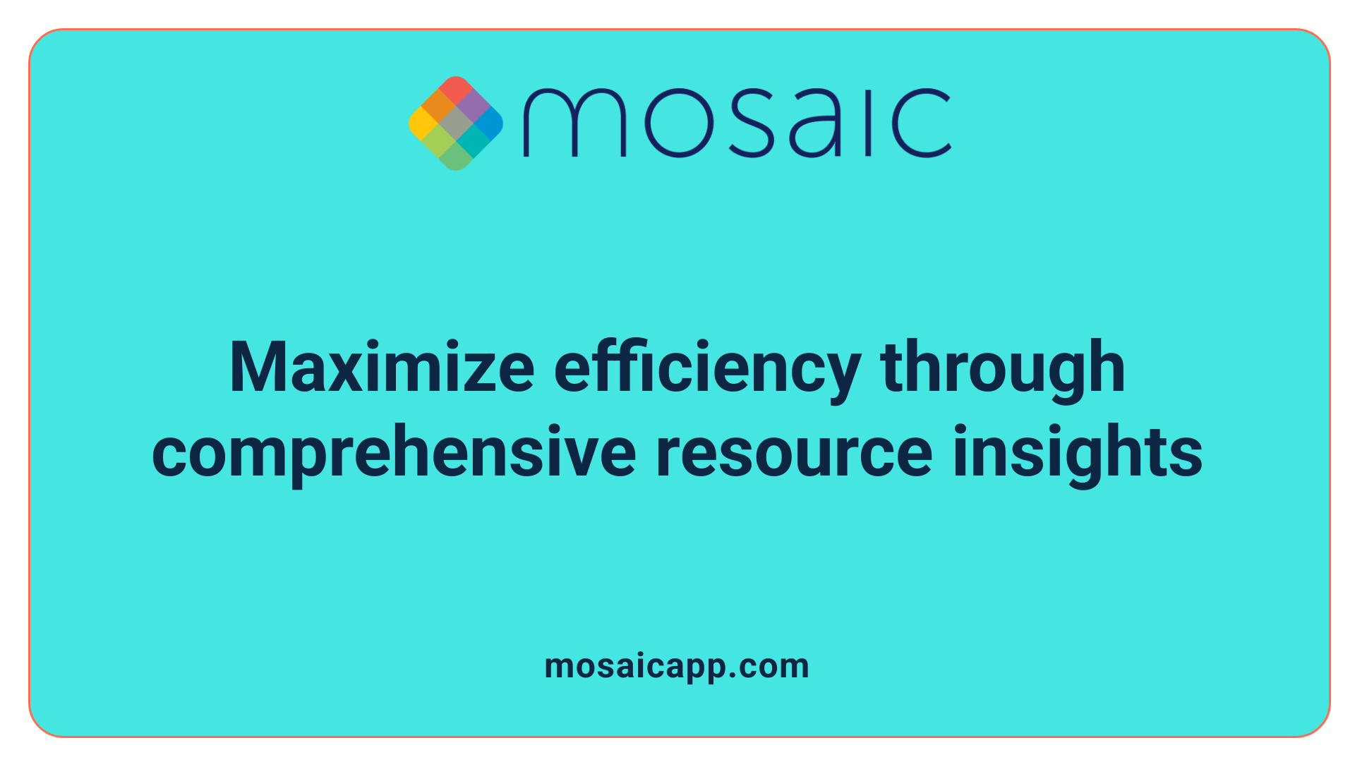 Maximize efficiency through comprehensive resource insights