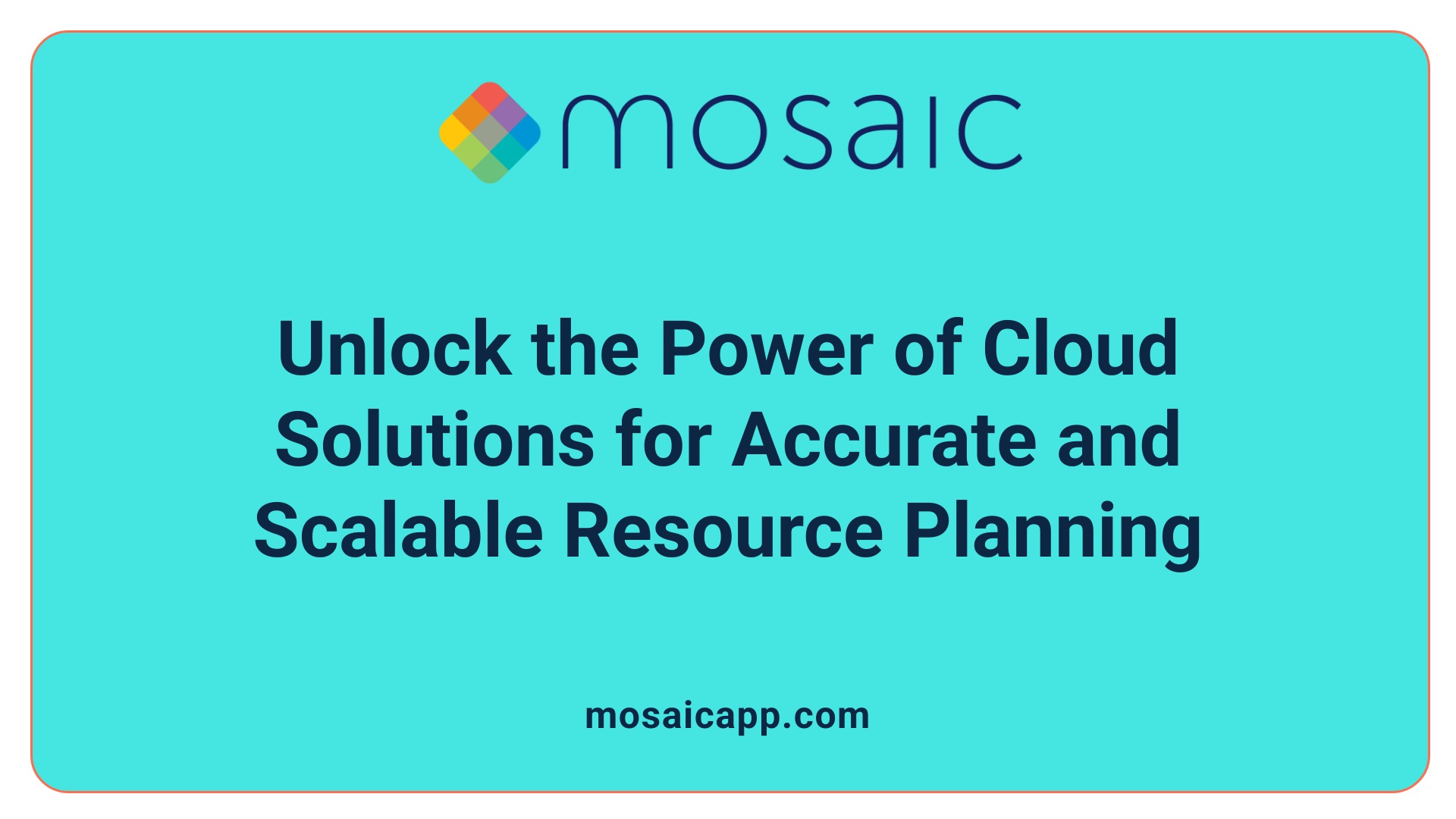 Unlock the Power of Cloud Solutions for Accurate and Scalable Resource Planning