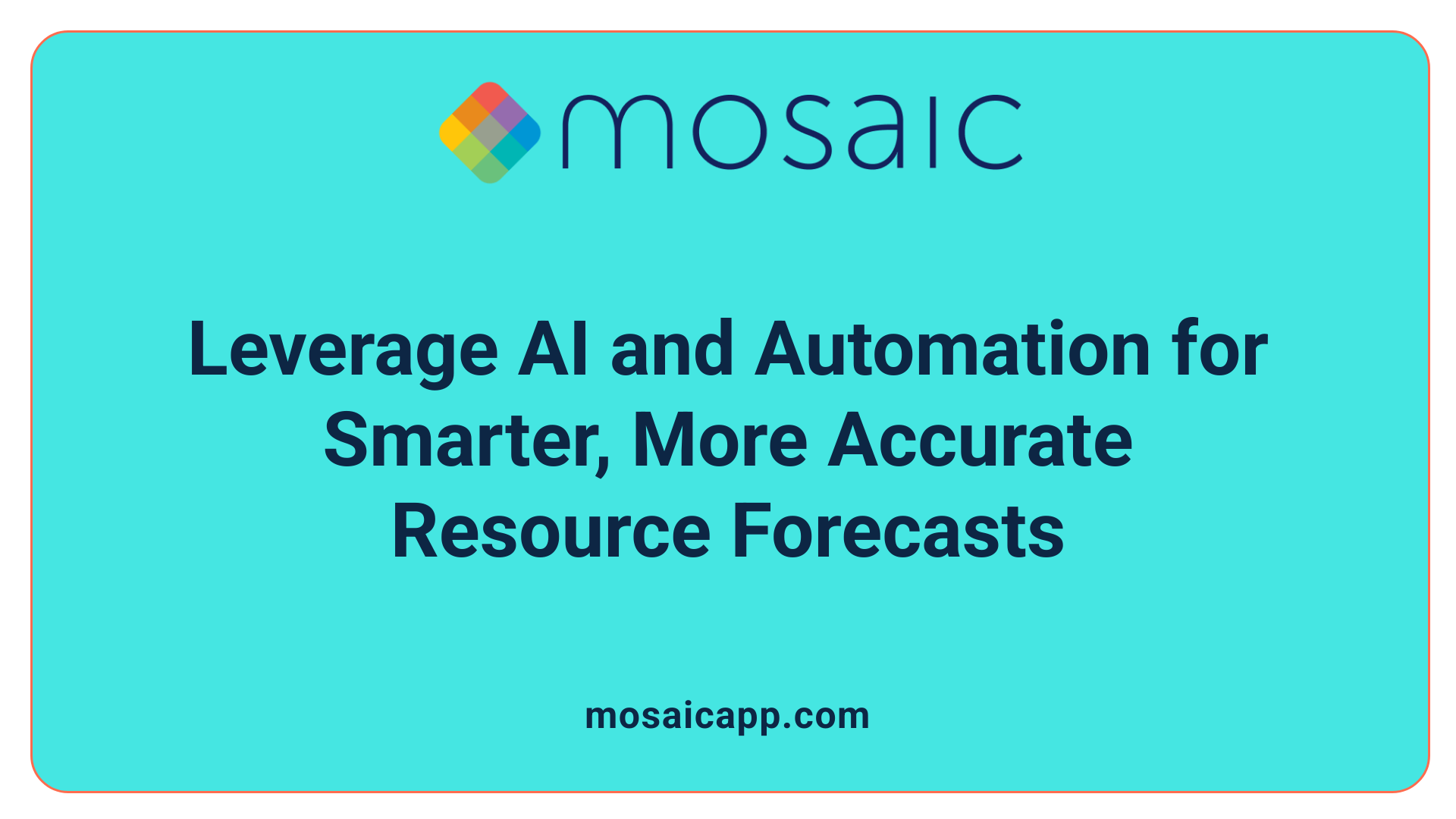 Leverage AI and Automation for Smarter, More Accurate Resource Forecasts