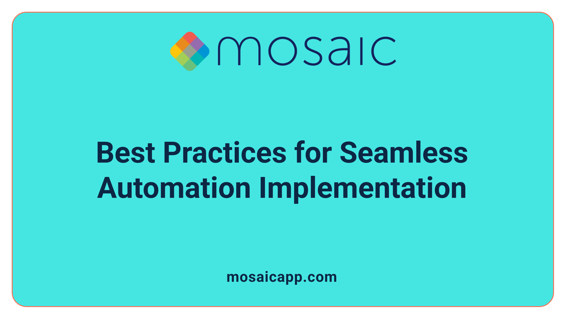 Best Practices for Seamless Automation Implementation