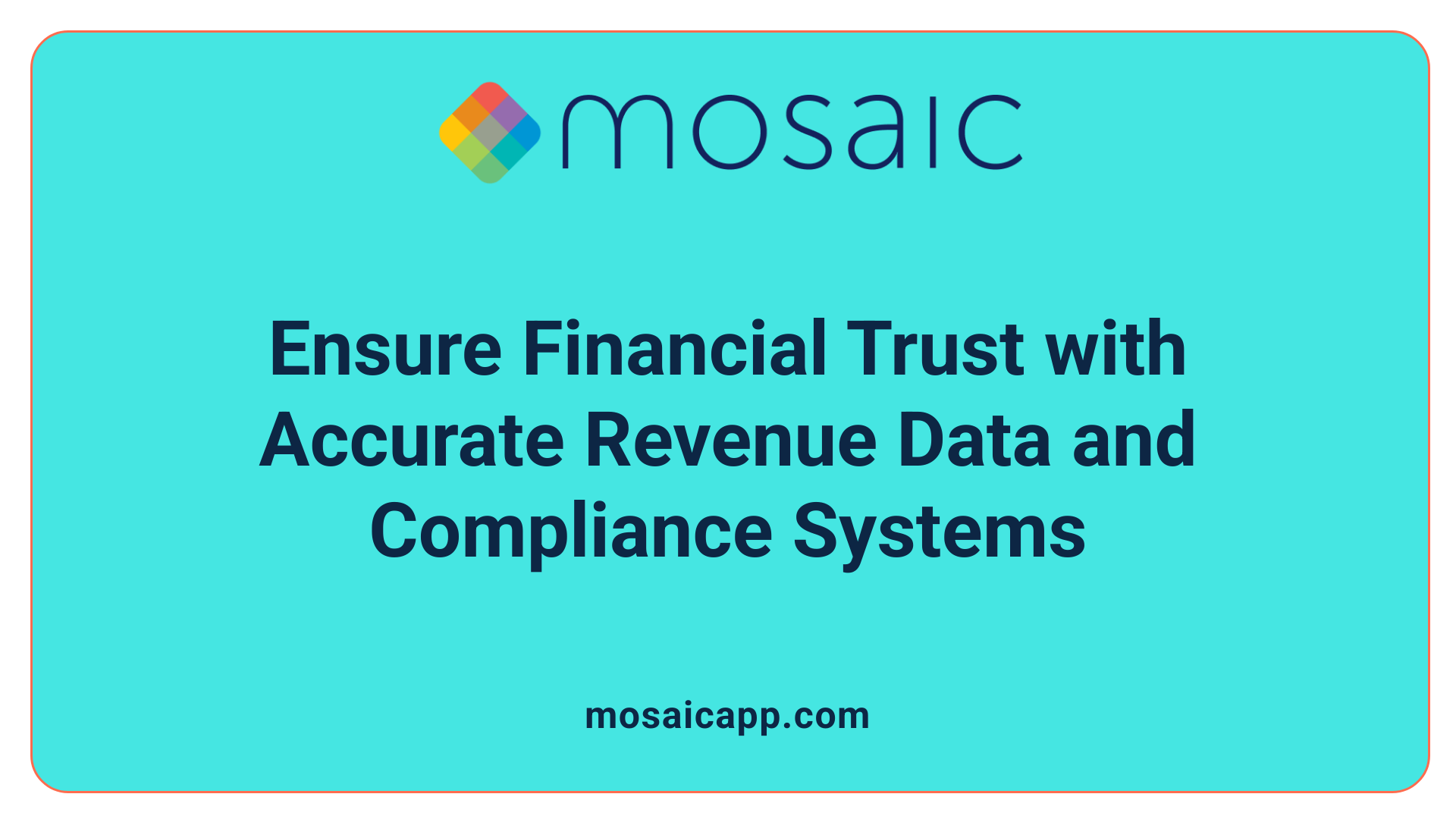Ensure Financial Trust with Accurate Revenue Data and Compliance Systems