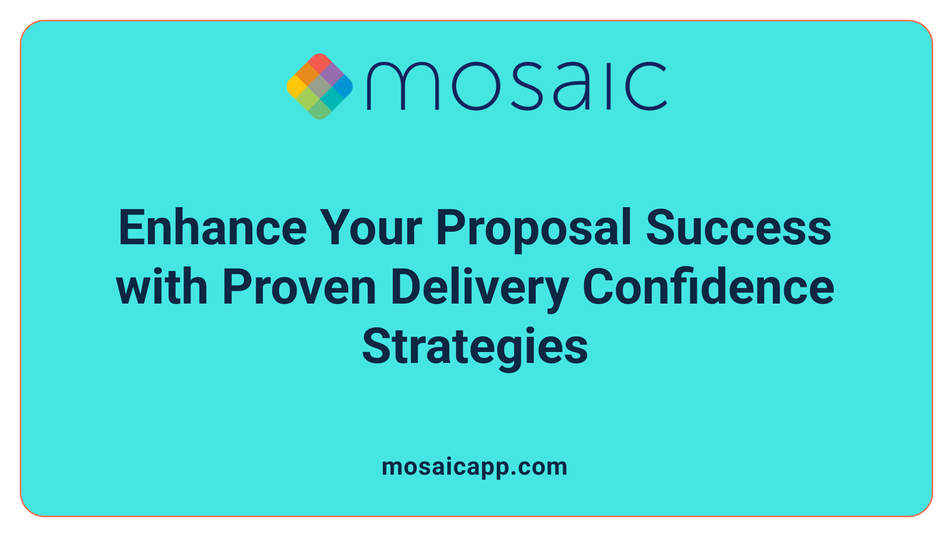 Enhance Your Proposal Success with Proven Delivery Confidence Strategies