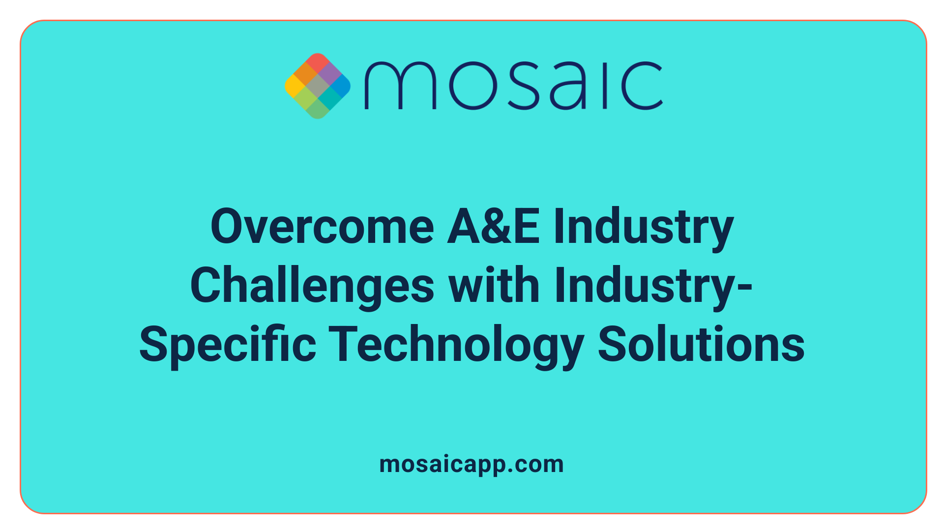 Overcome A&amp;E Industry Challenges with Industry-Specific Technology Solutions