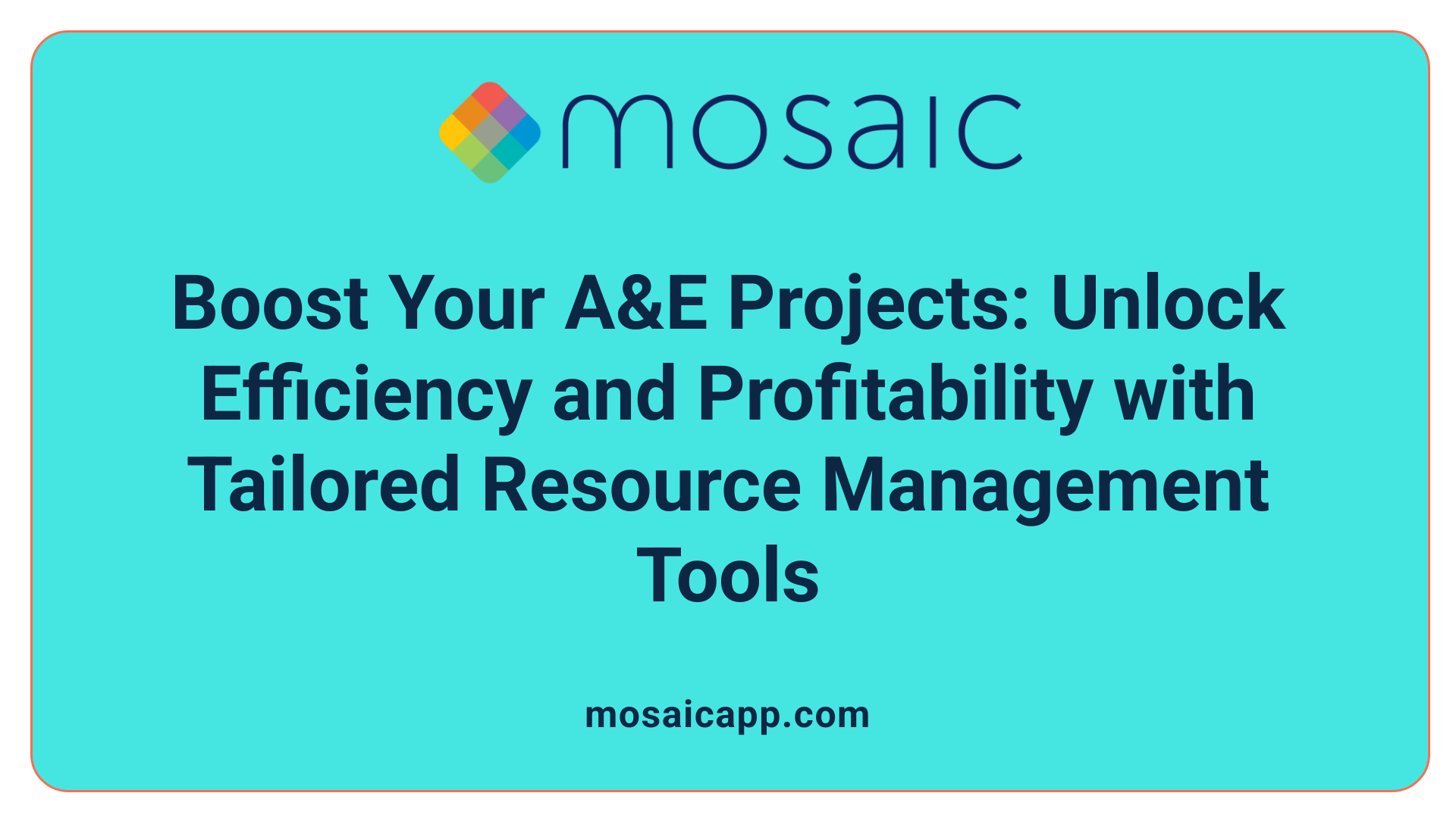 Boost Your A&amp;E Projects: Unlock Efficiency and Profitability with Tailored Resource Management Tools