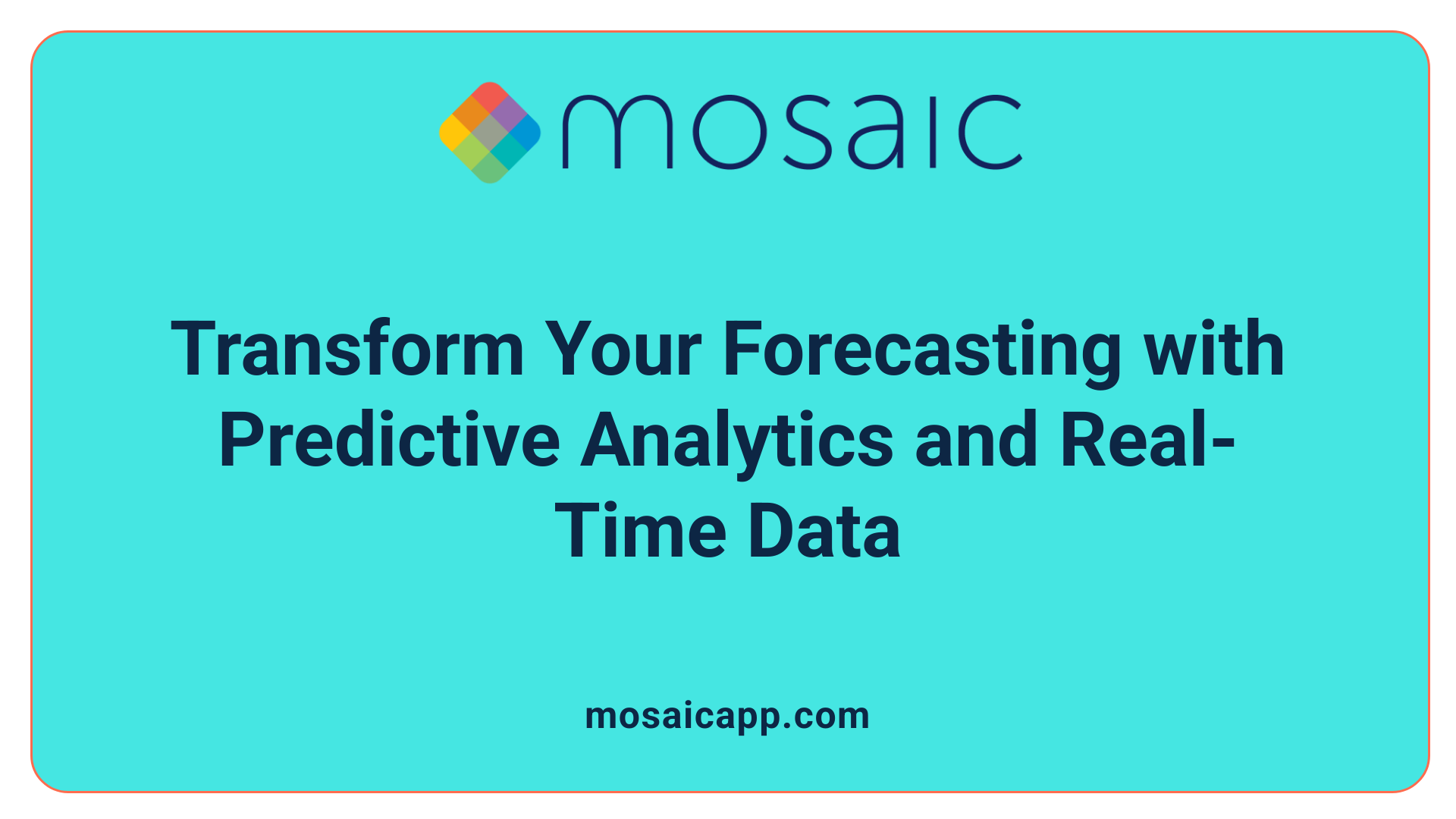 Transform Your Forecasting with Predictive Analytics and Real-Time Data
