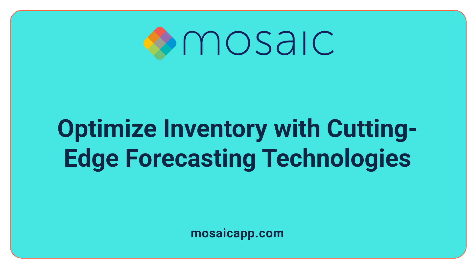 Optimize Inventory with Cutting-Edge Forecasting Technologies