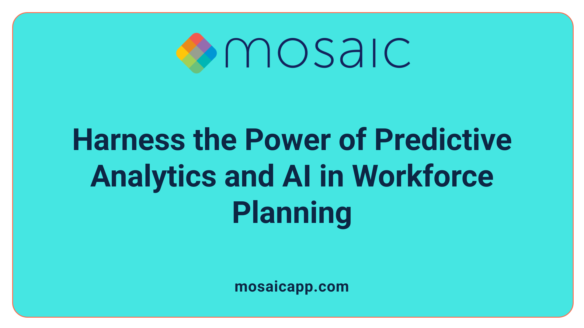 Harness the Power of Predictive Analytics and AI in Workforce Planning