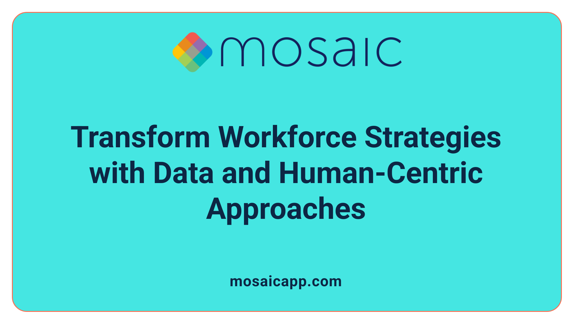 Transform Workforce Strategies with Data and Human-Centric Approaches