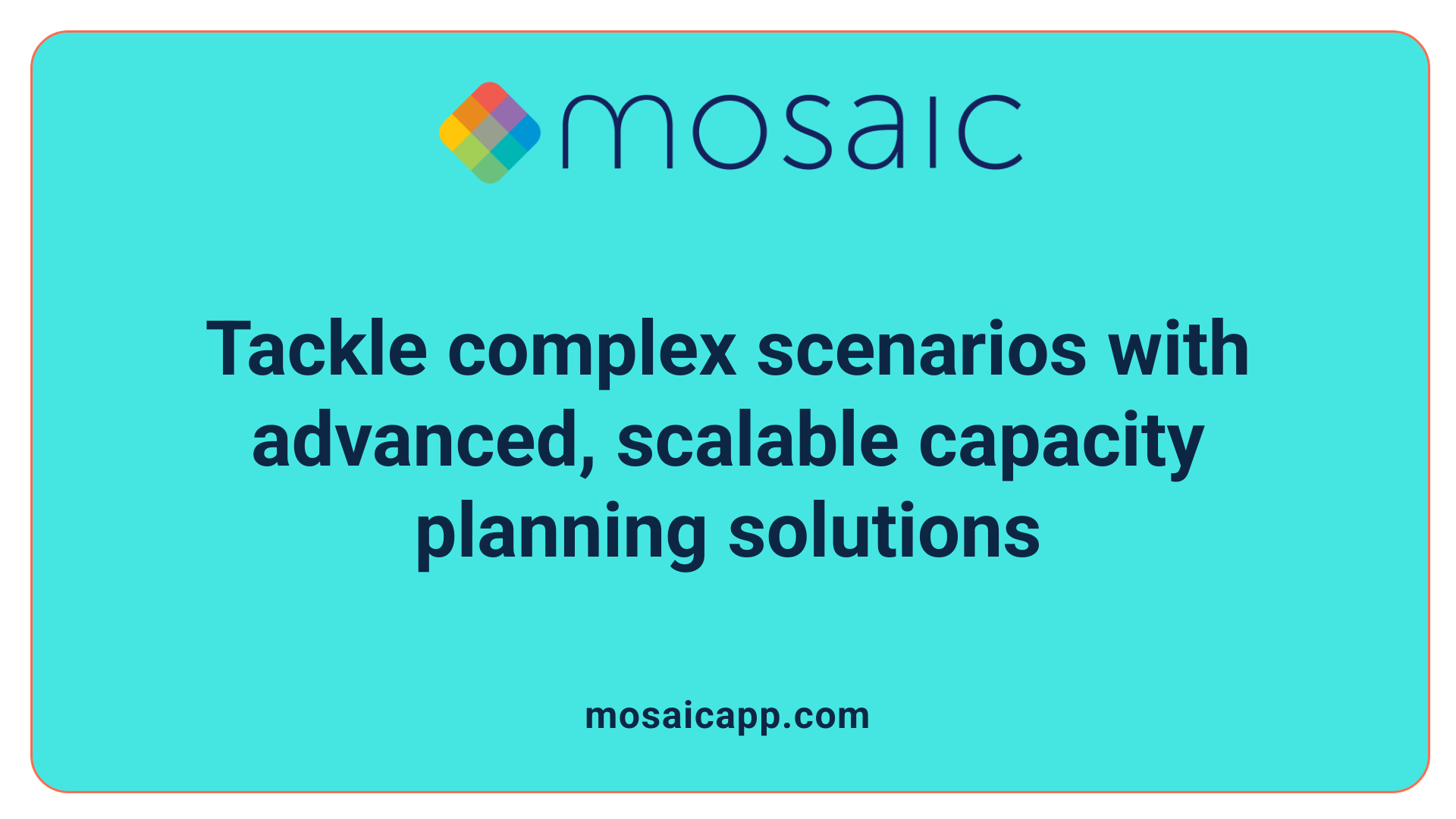 Tackle complex scenarios with advanced, scalable capacity planning solutions