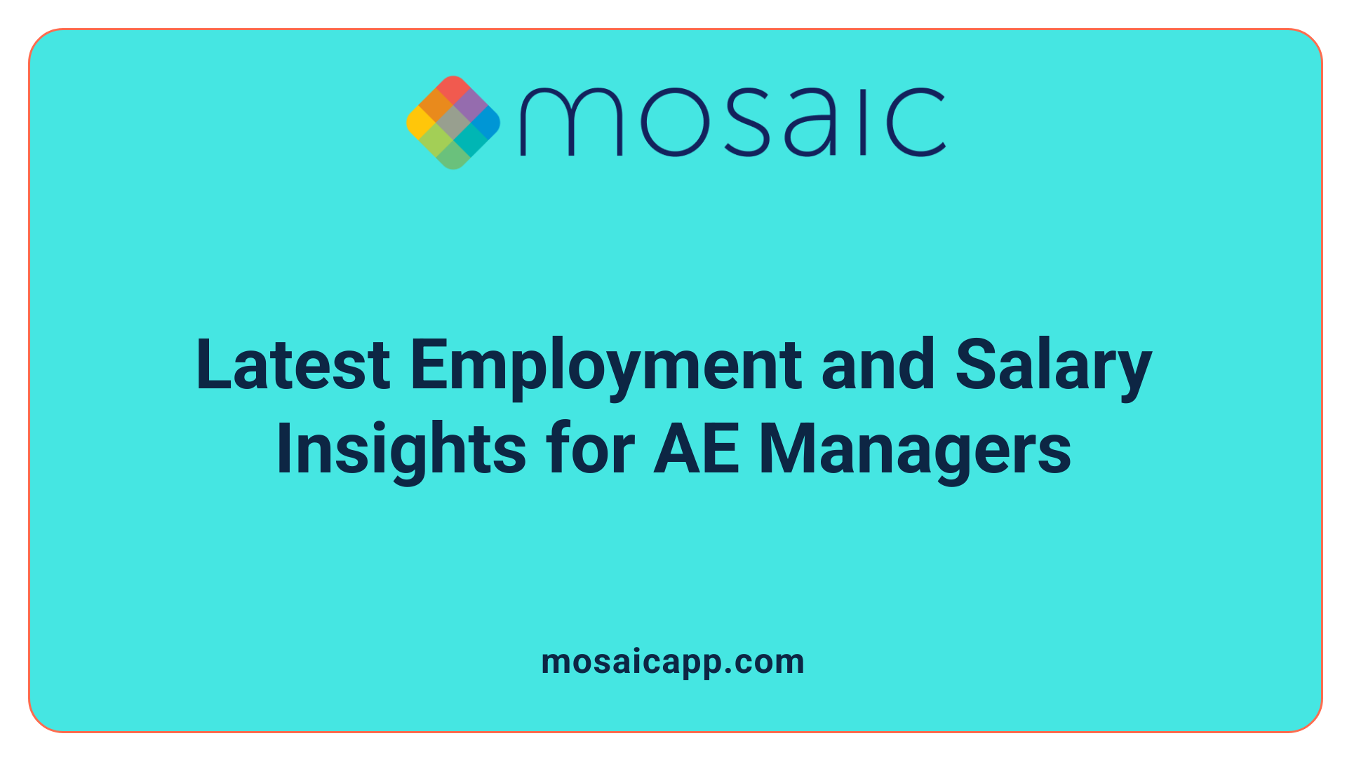 Latest Employment and Salary Insights for AE Managers