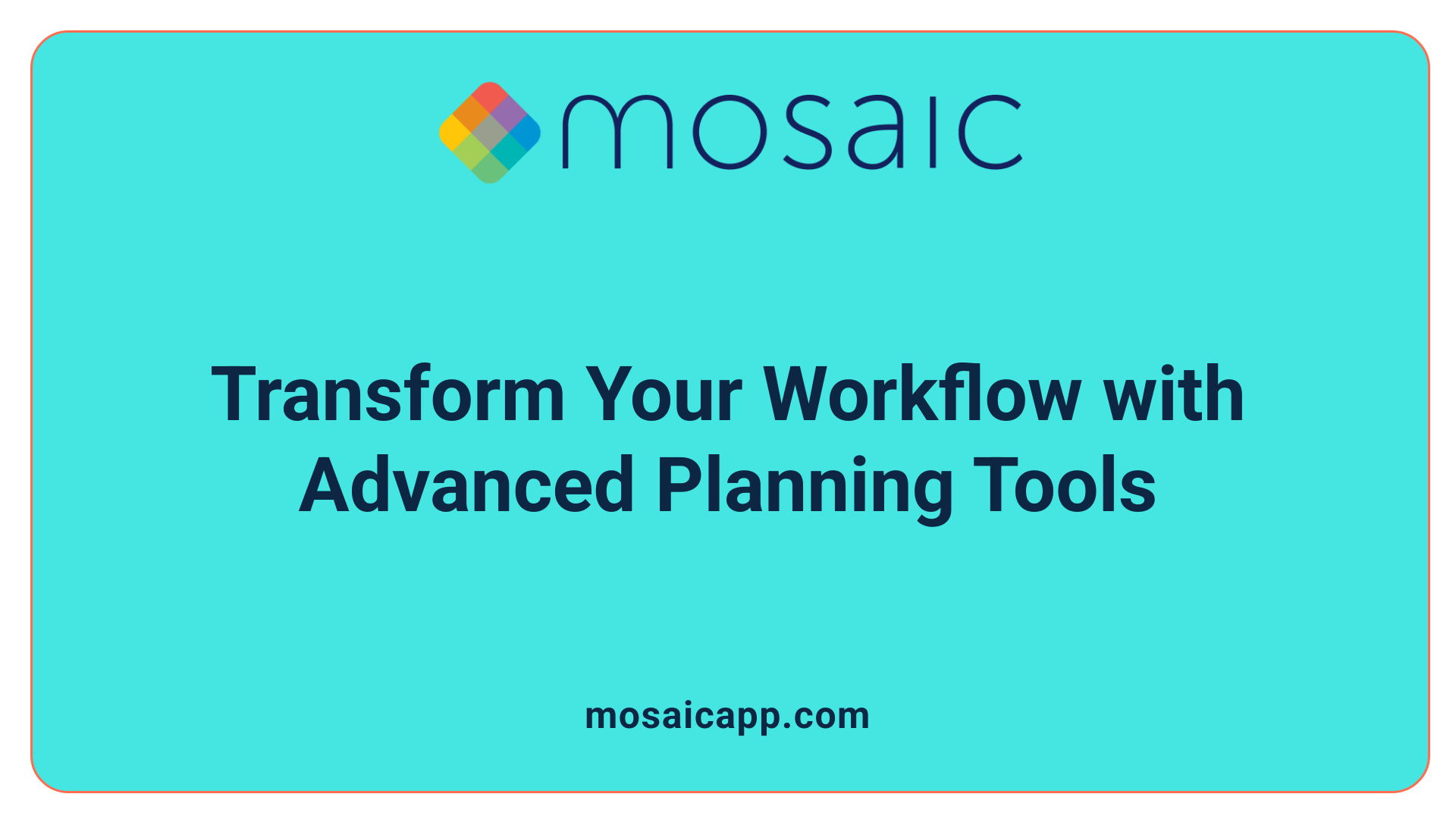 Transform Your Workflow with Advanced Planning Tools