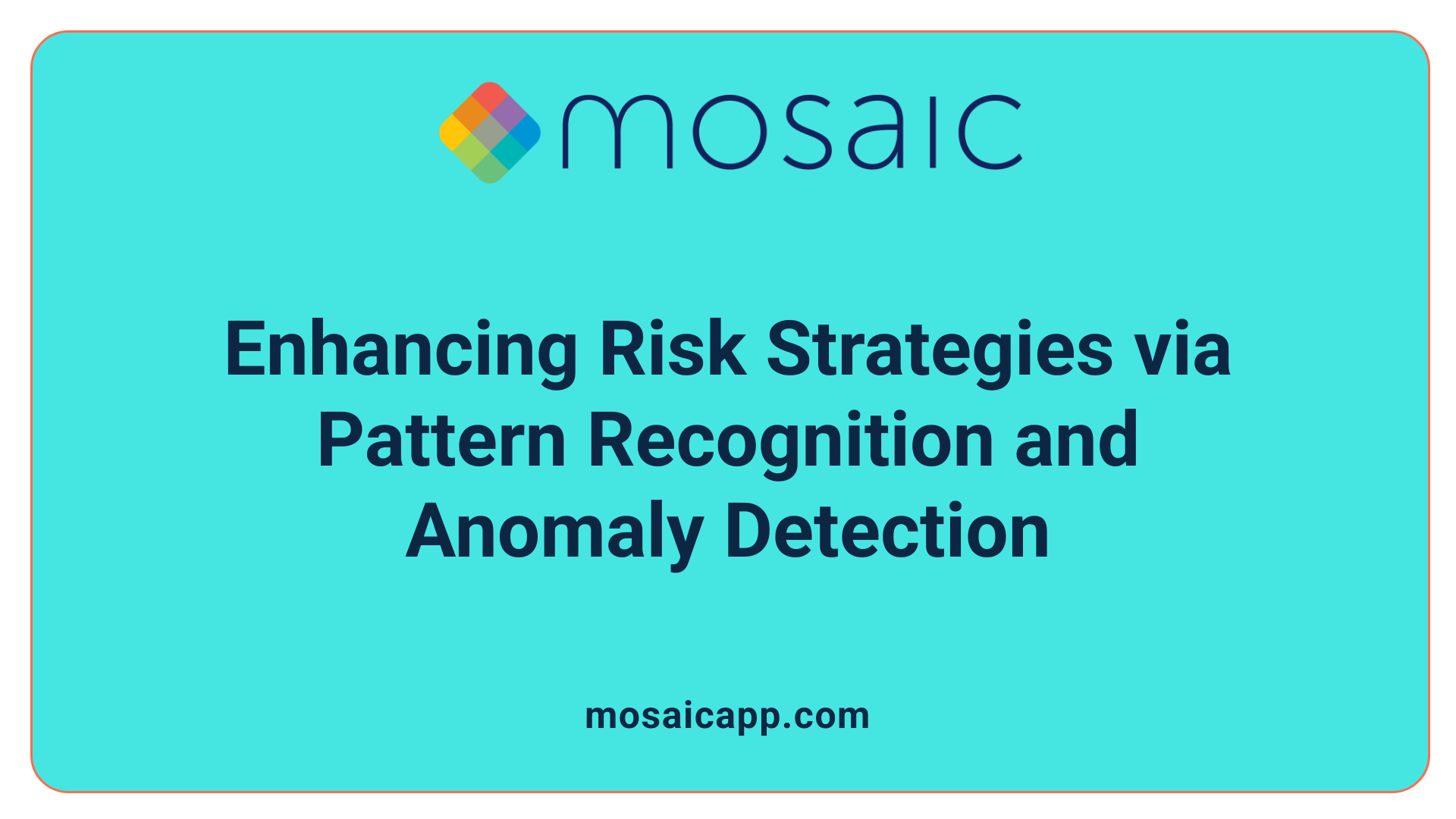 Enhancing Risk Strategies via Pattern Recognition and Anomaly Detection