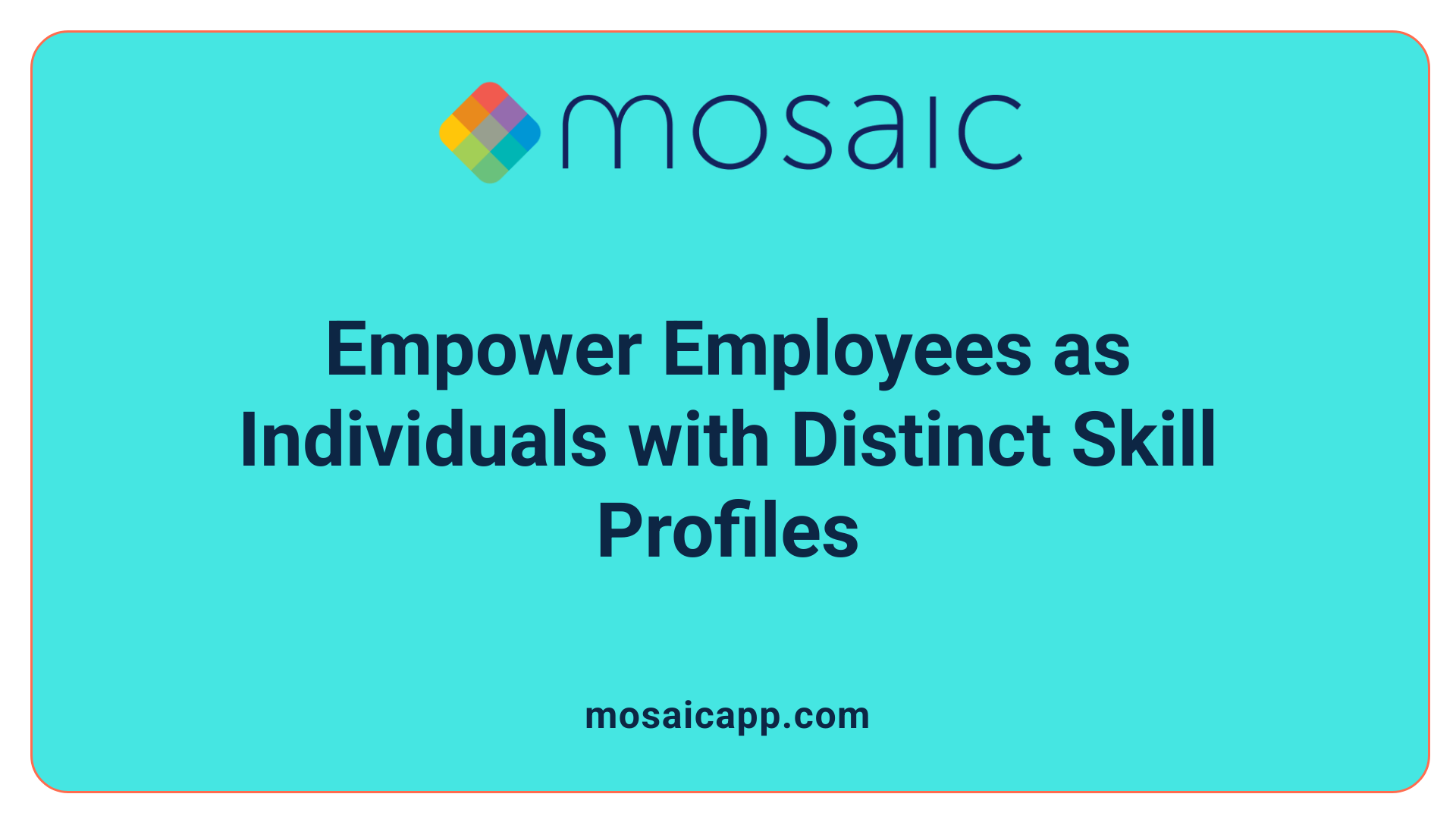 Empower Employees as Individuals with Distinct Skill Profiles