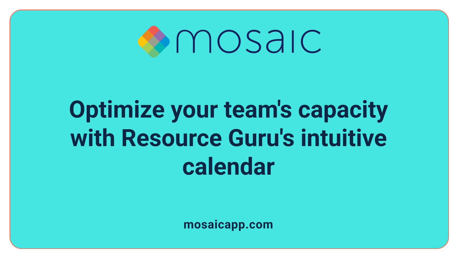 Optimize your team's capacity with Resource Guru's intuitive calendar