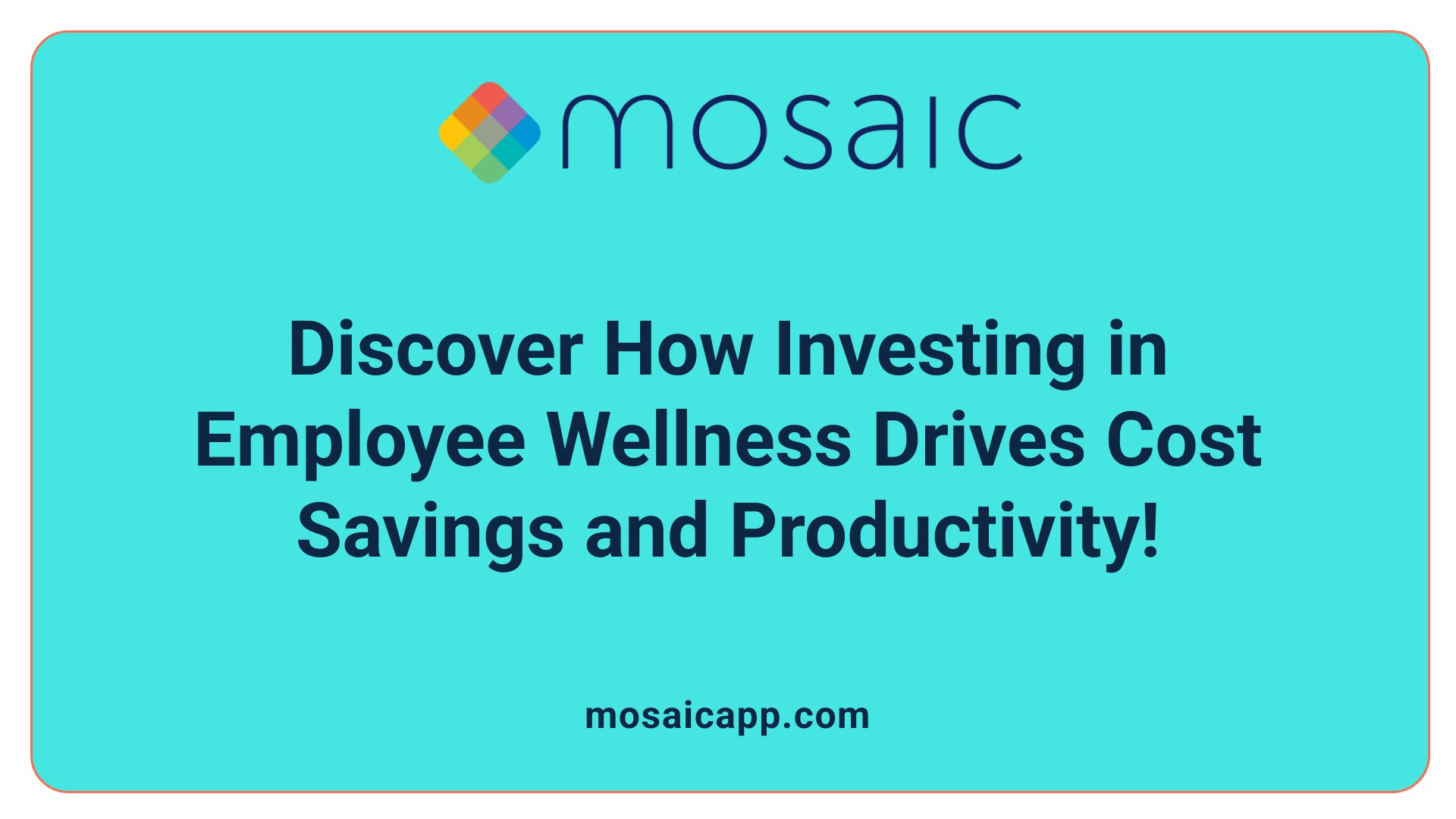 Discover How Investing in Employee Wellness Drives Cost Savings and Productivity! 