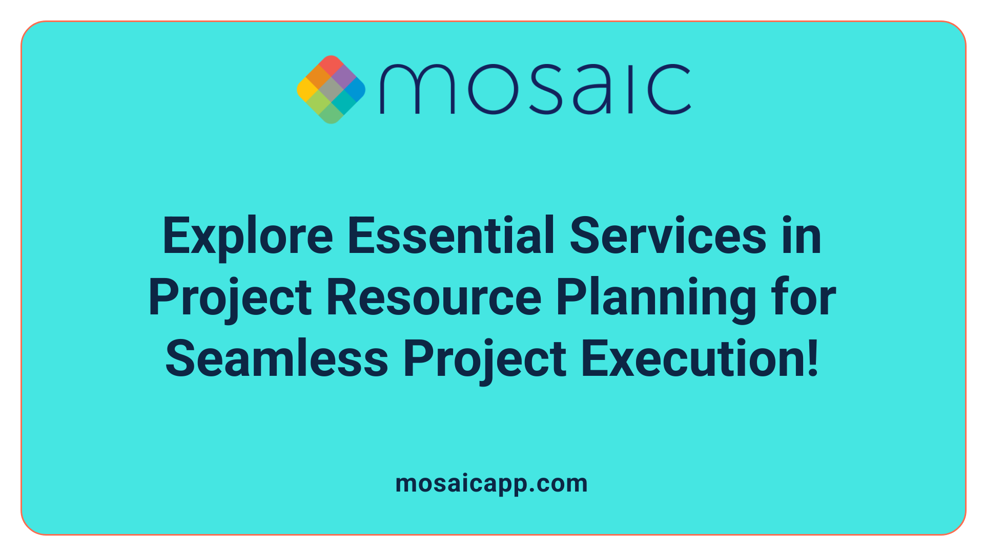 Explore Essential Services in Project Resource Planning for Seamless Project Execution! 
