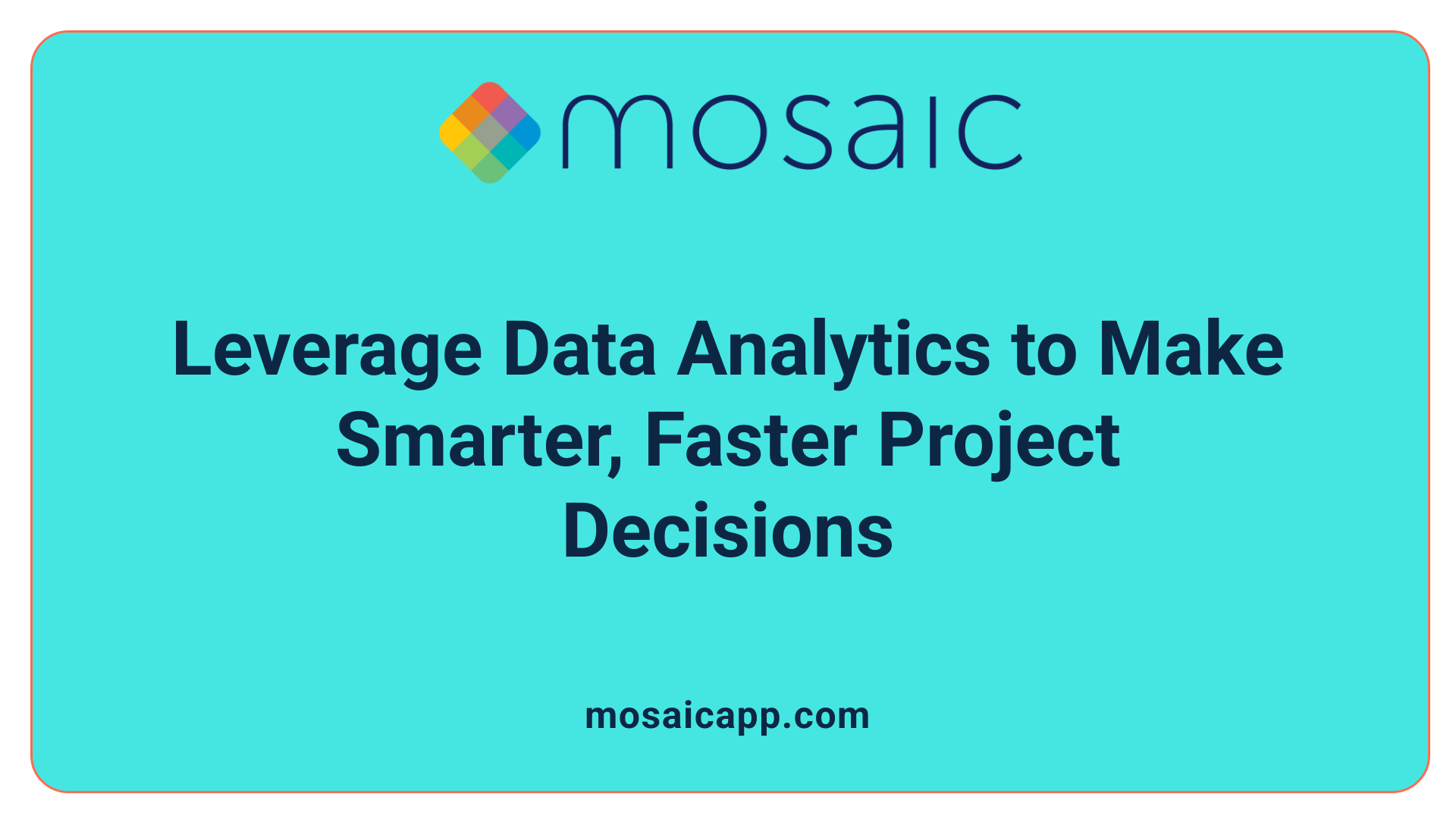Leverage Data Analytics to Make Smarter, Faster Project Decisions