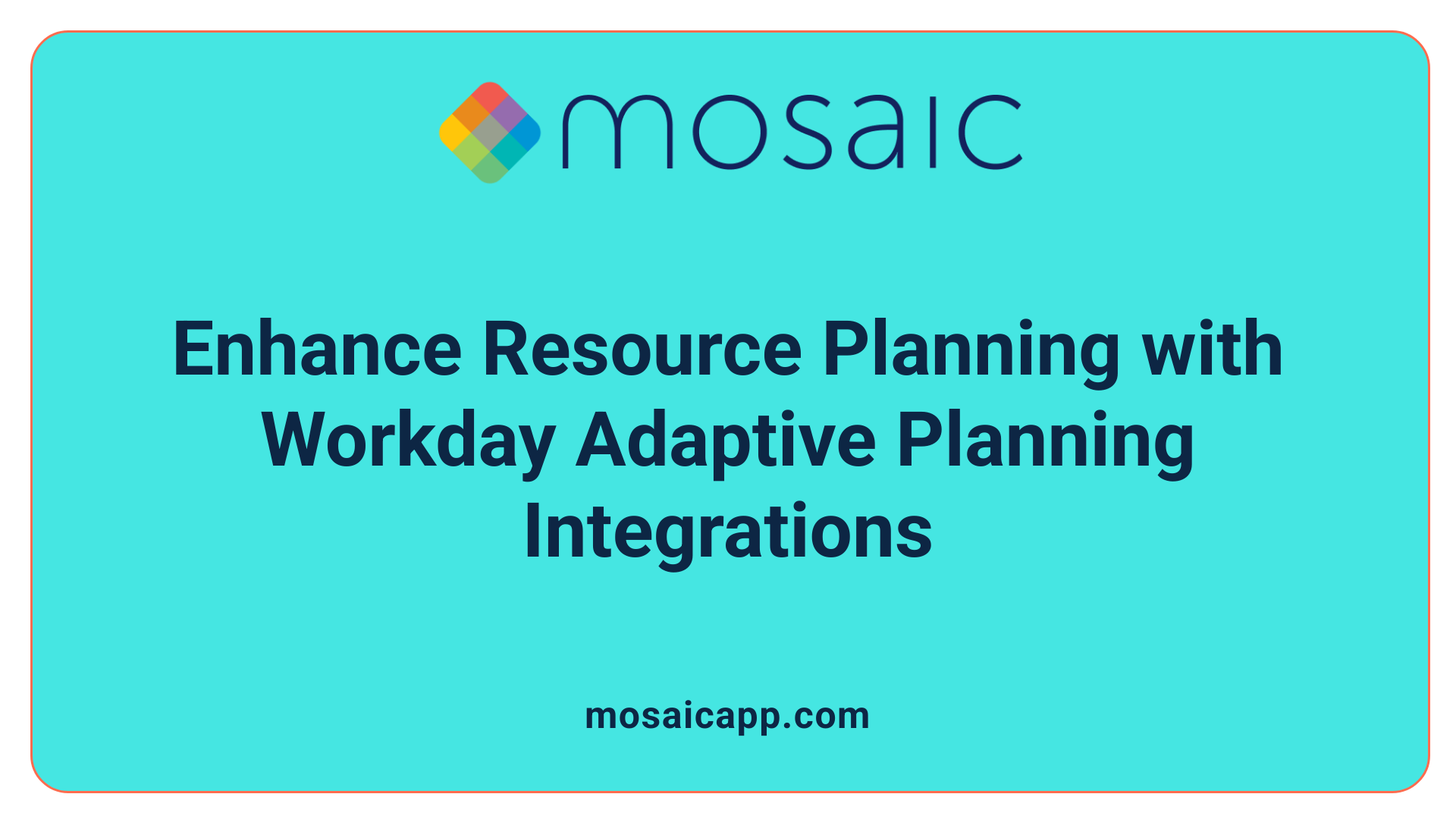 Enhance Resource Planning with Workday Adaptive Planning Integrations