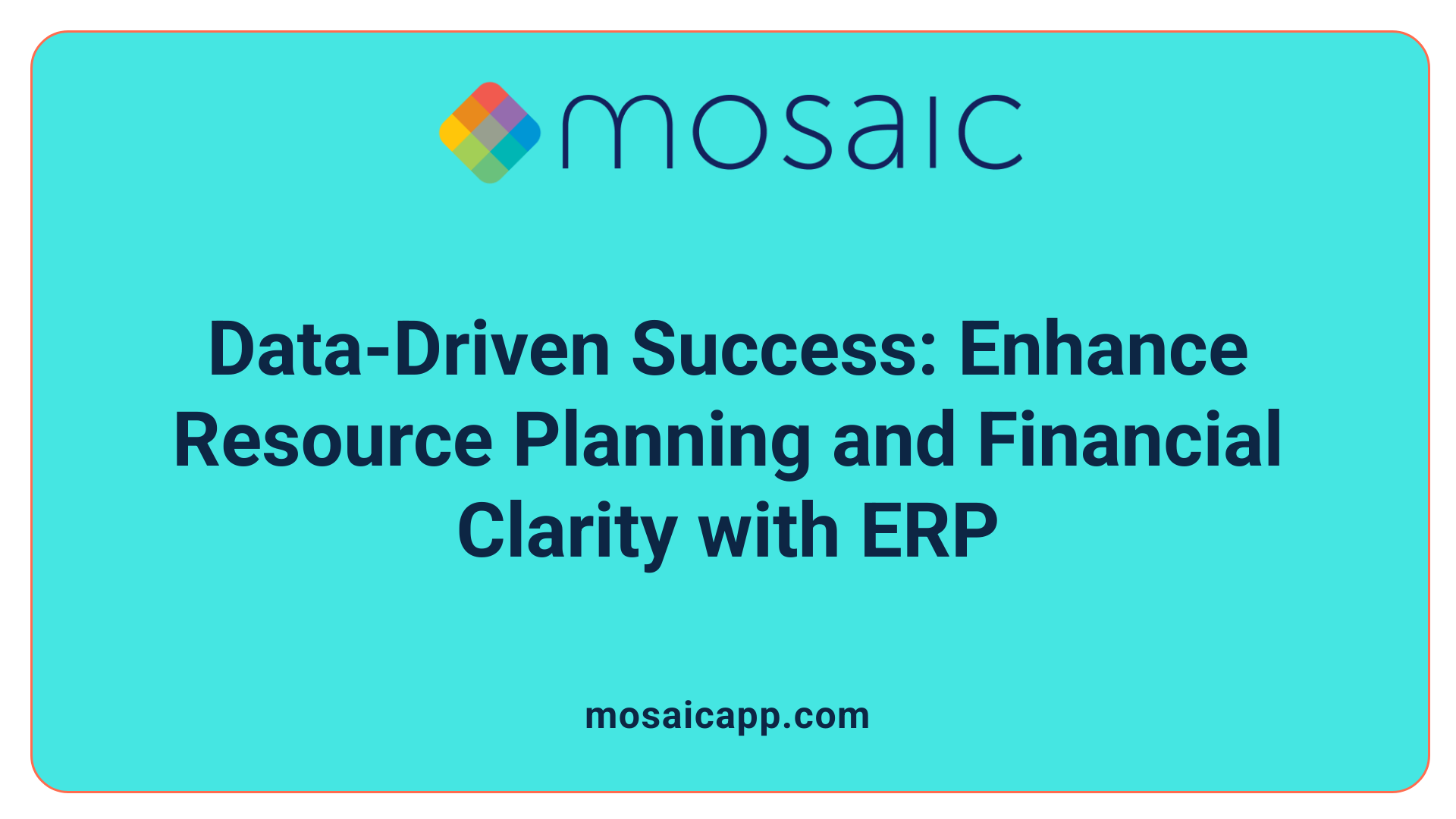 Data-Driven Success: Enhance Resource Planning and Financial Clarity with ERP