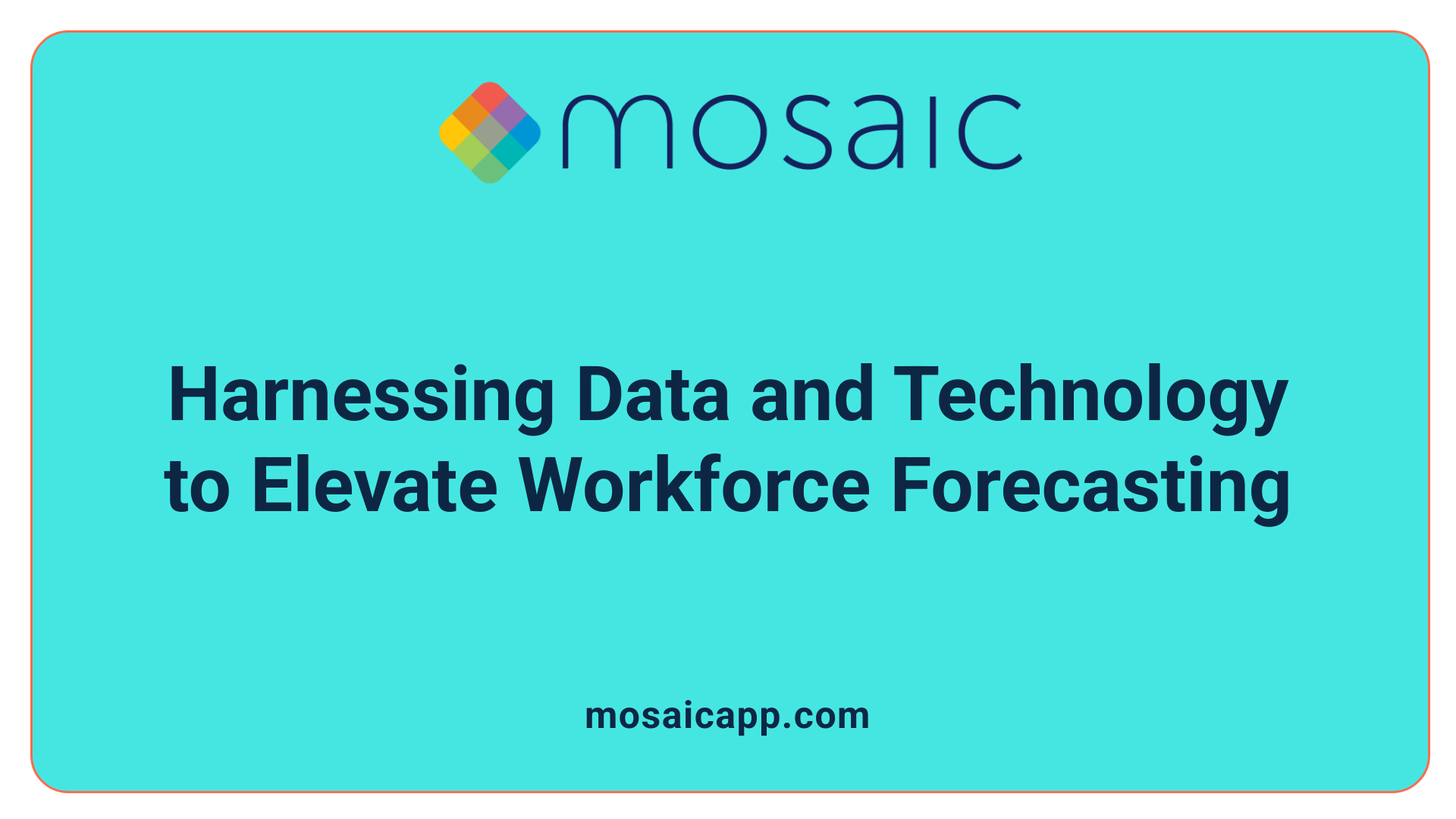 Harnessing Data and Technology to Elevate Workforce Forecasting