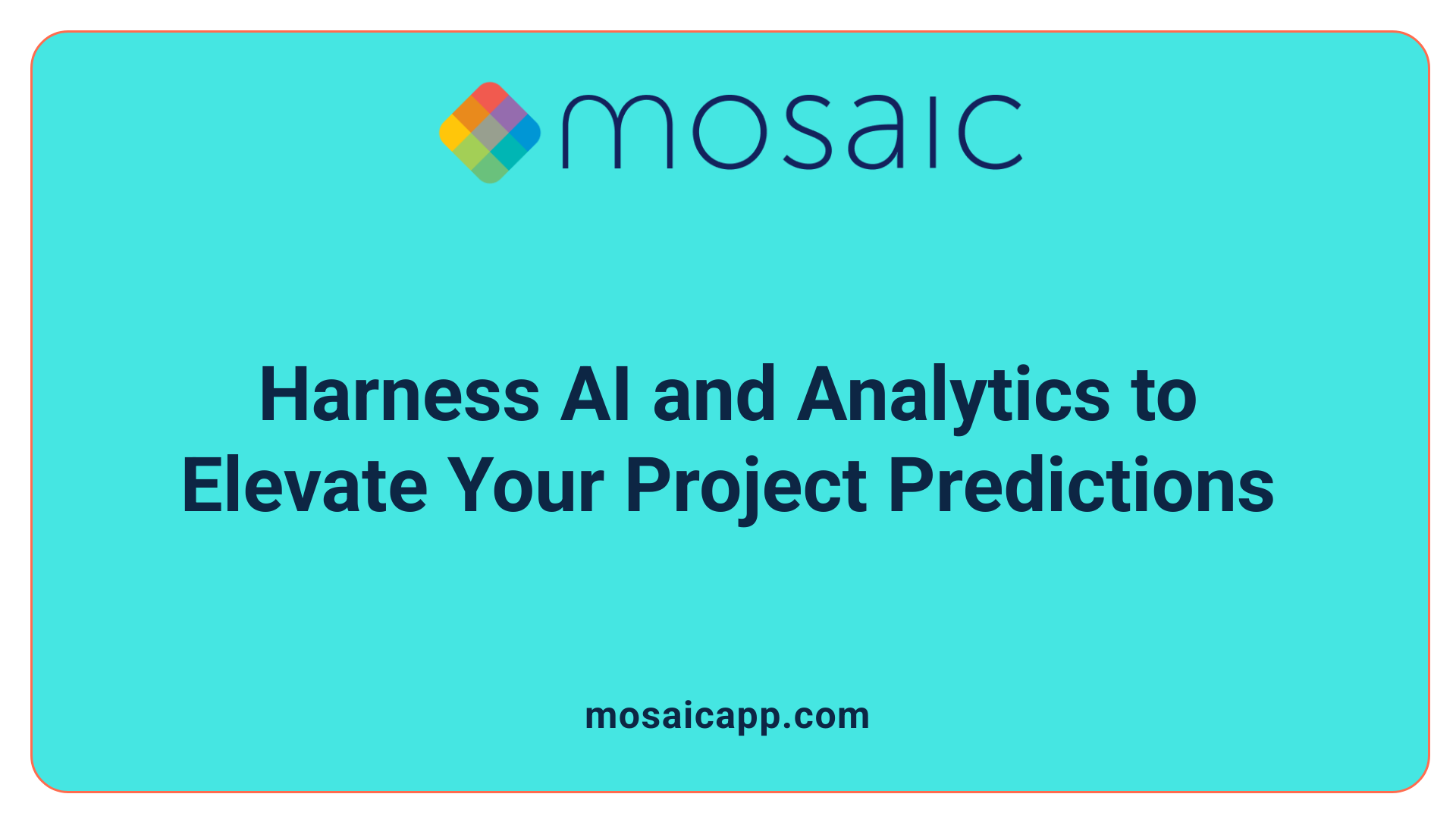 Harness AI and Analytics to Elevate Your Project Predictions