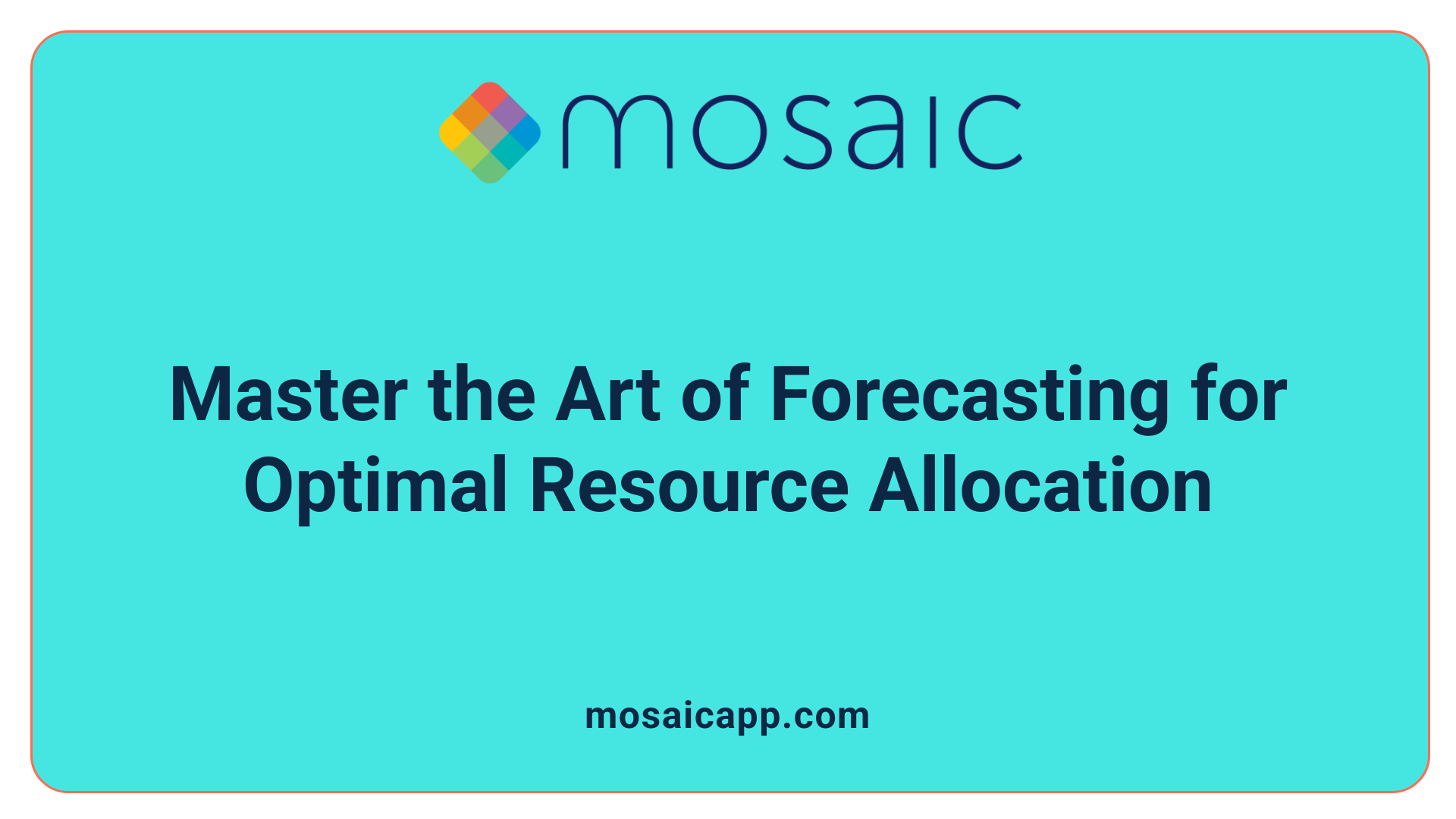 Master the Art of Forecasting for Optimal Resource Allocation