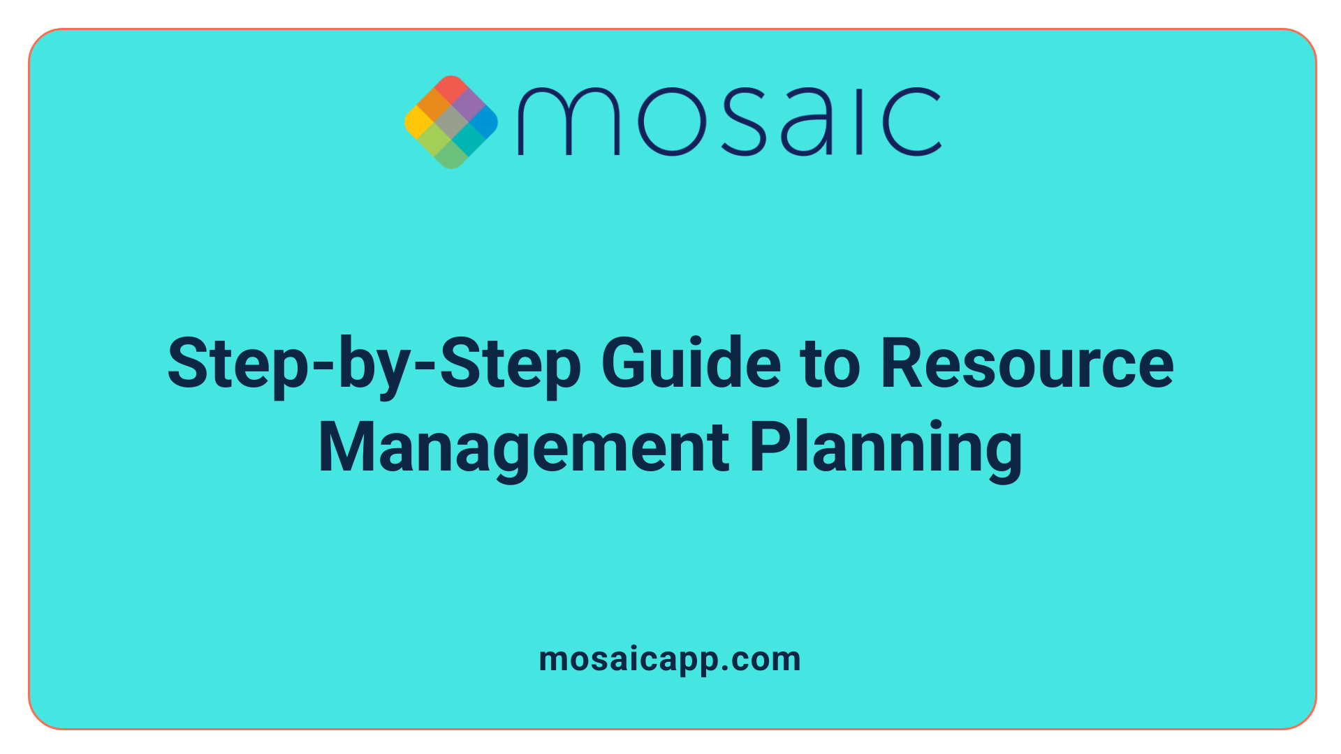Step-by-Step Guide to Resource Management Planning