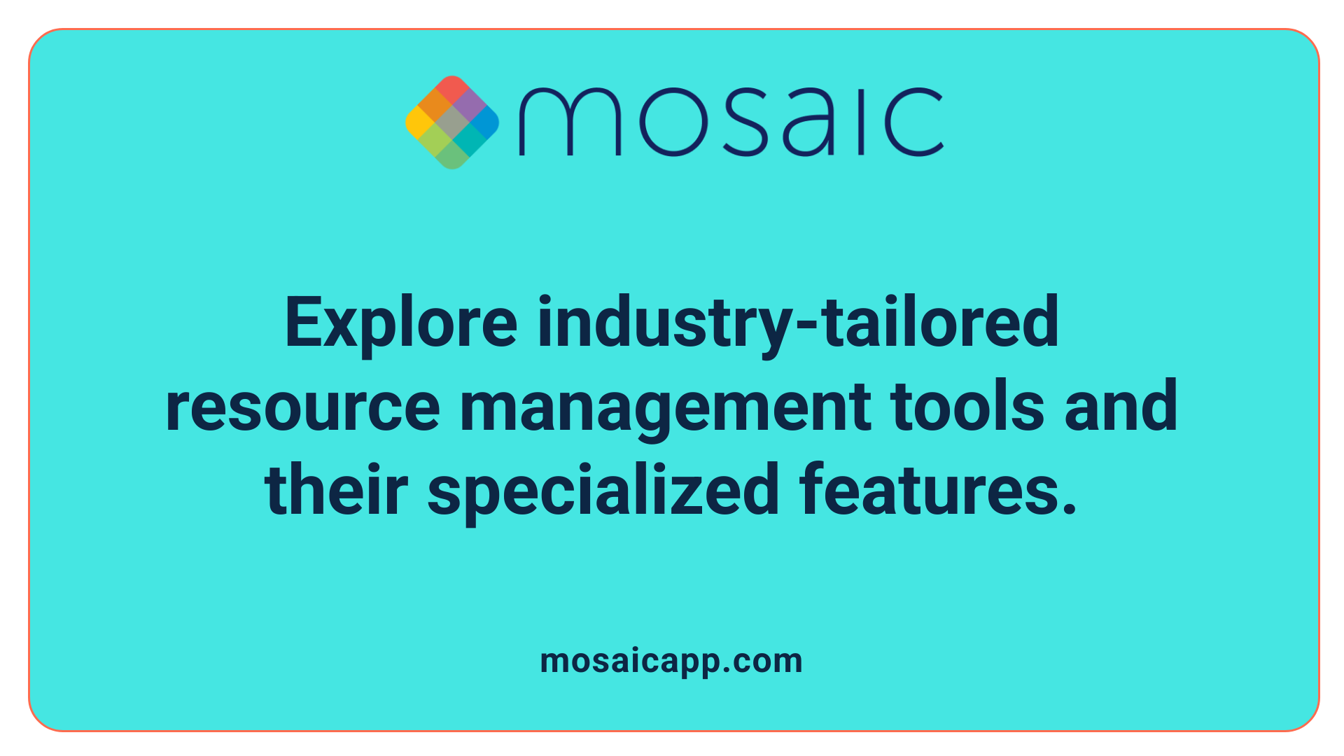Explore industry-tailored resource management tools and their specialized features.