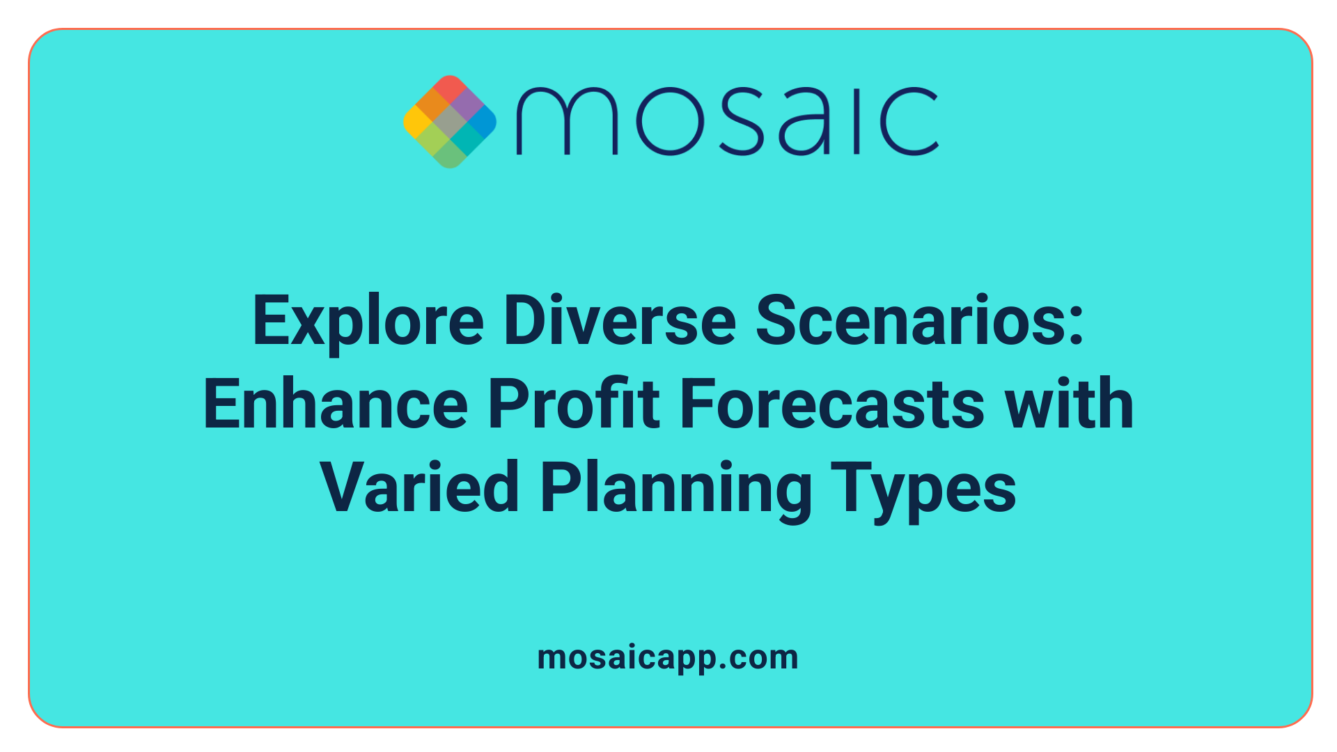 Explore Diverse Scenarios: Enhance Profit Forecasts with Varied Planning Types