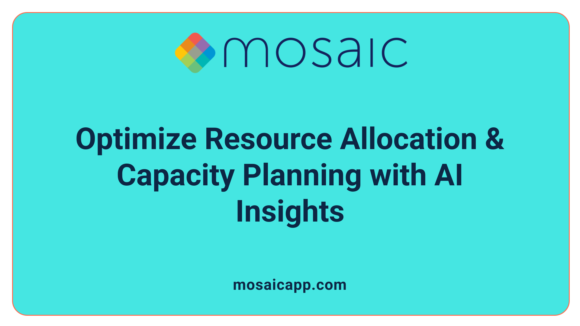 Optimize Resource Allocation &amp; Capacity Planning with AI Insights