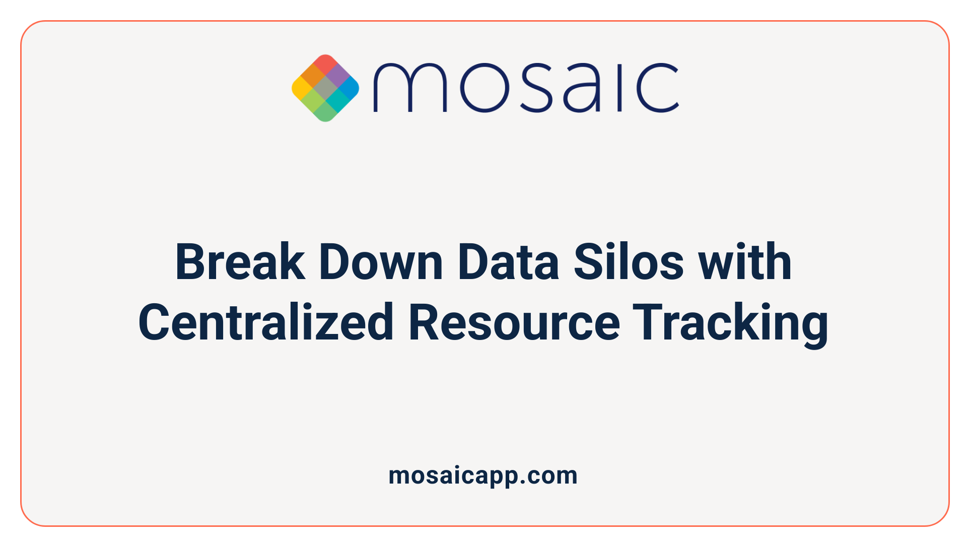 Break Down Data Silos with Centralized Resource Tracking