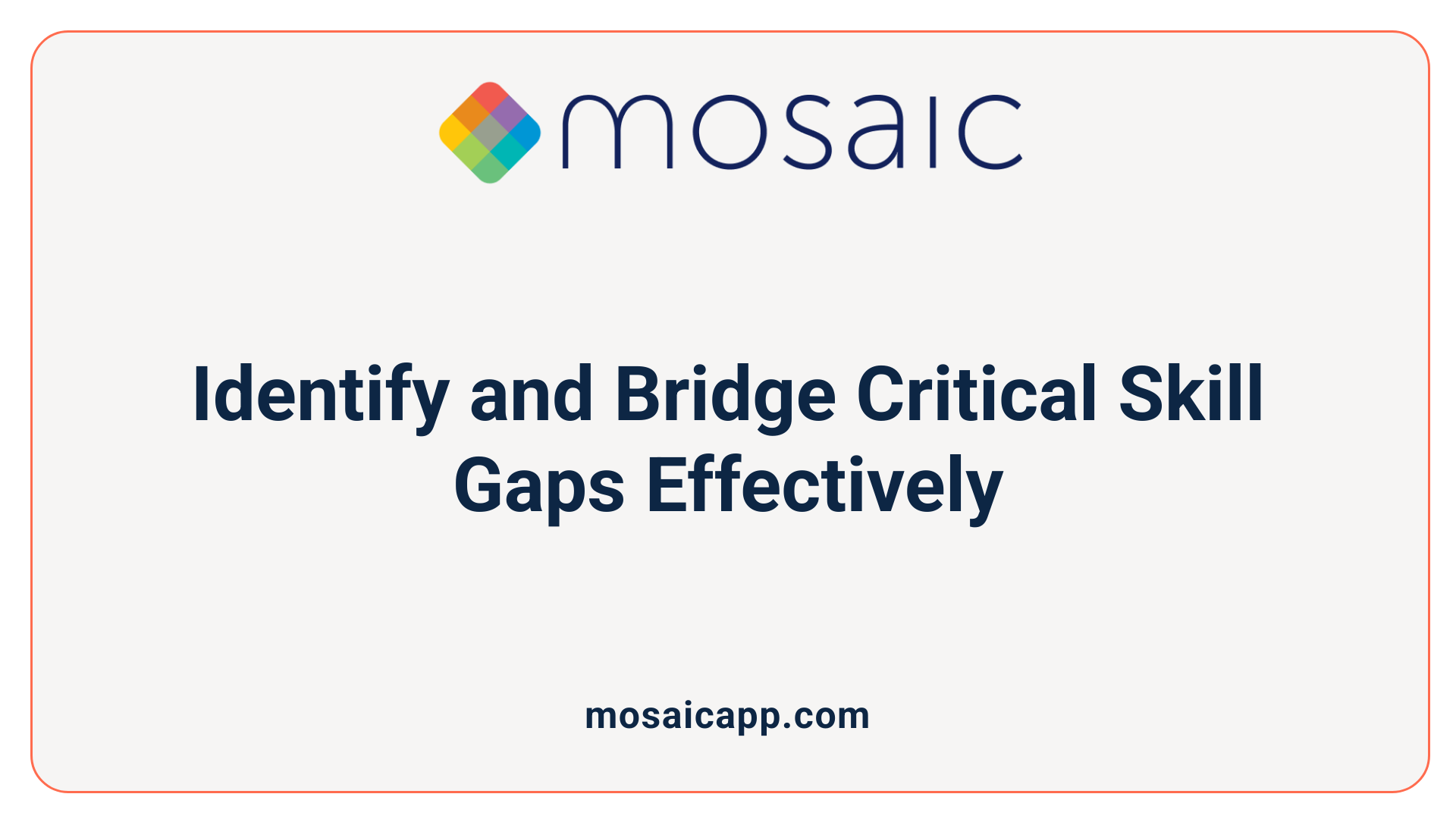 Identify and Bridge Critical Skill Gaps Effectively