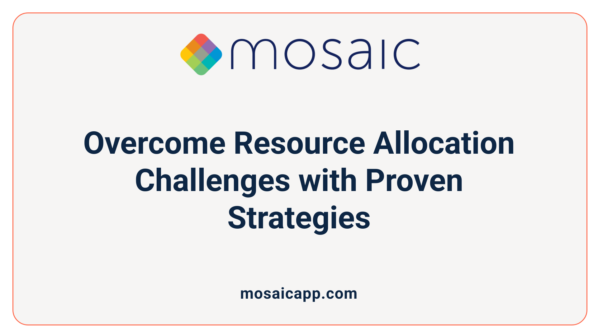Overcome Resource Allocation Challenges with Proven Strategies
