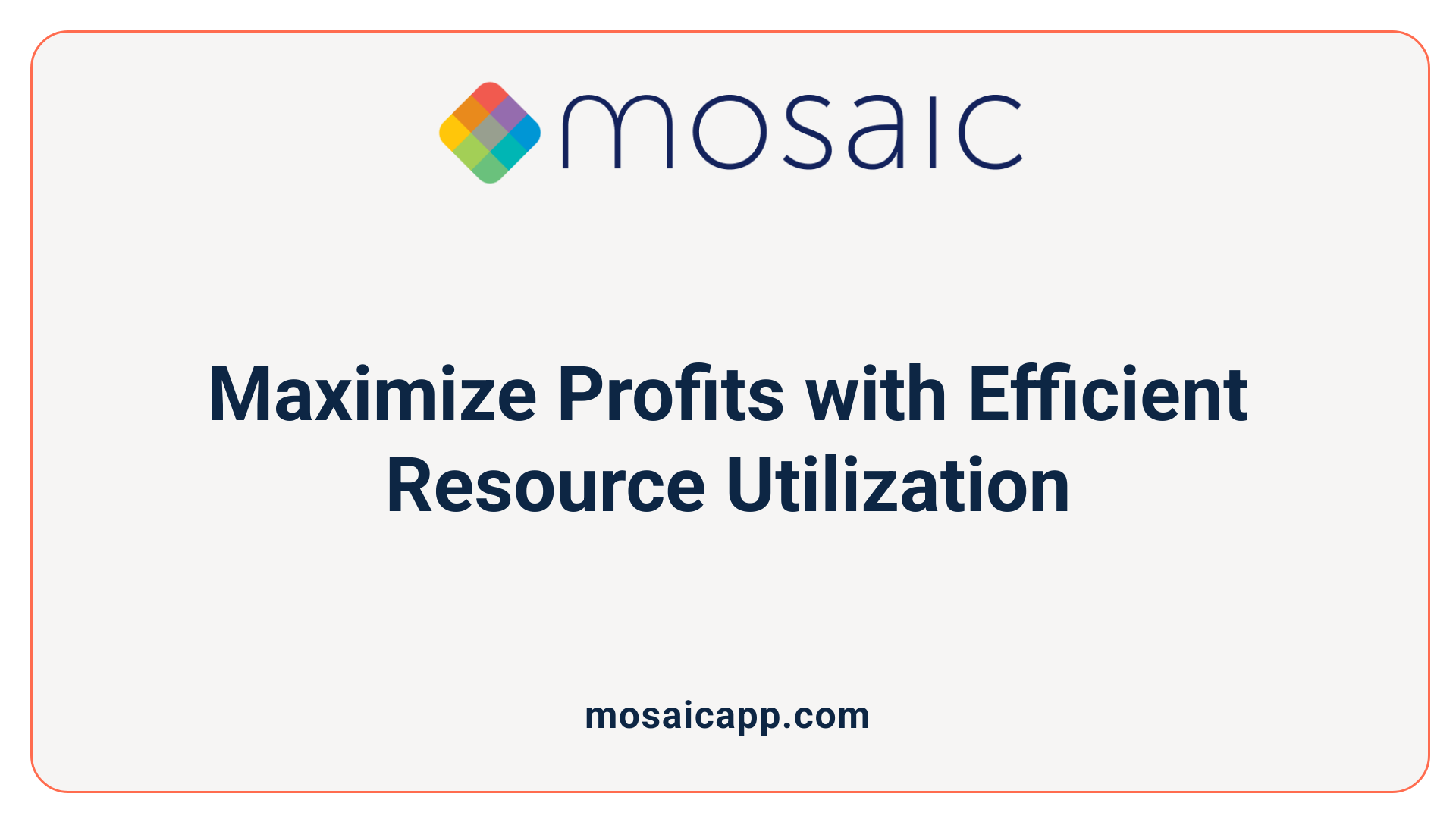 Maximize Profits with Efficient Resource Utilization