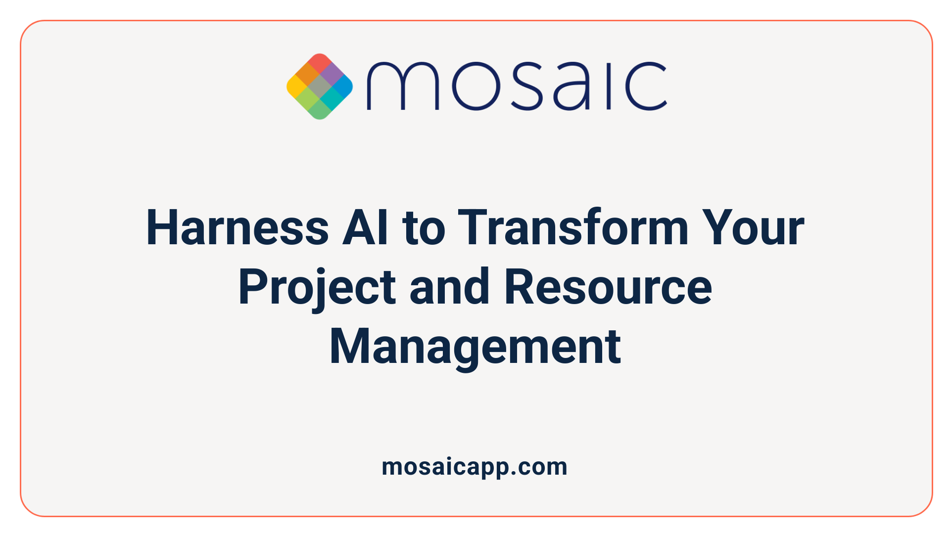 Harness AI to Transform Your Project and Resource Management