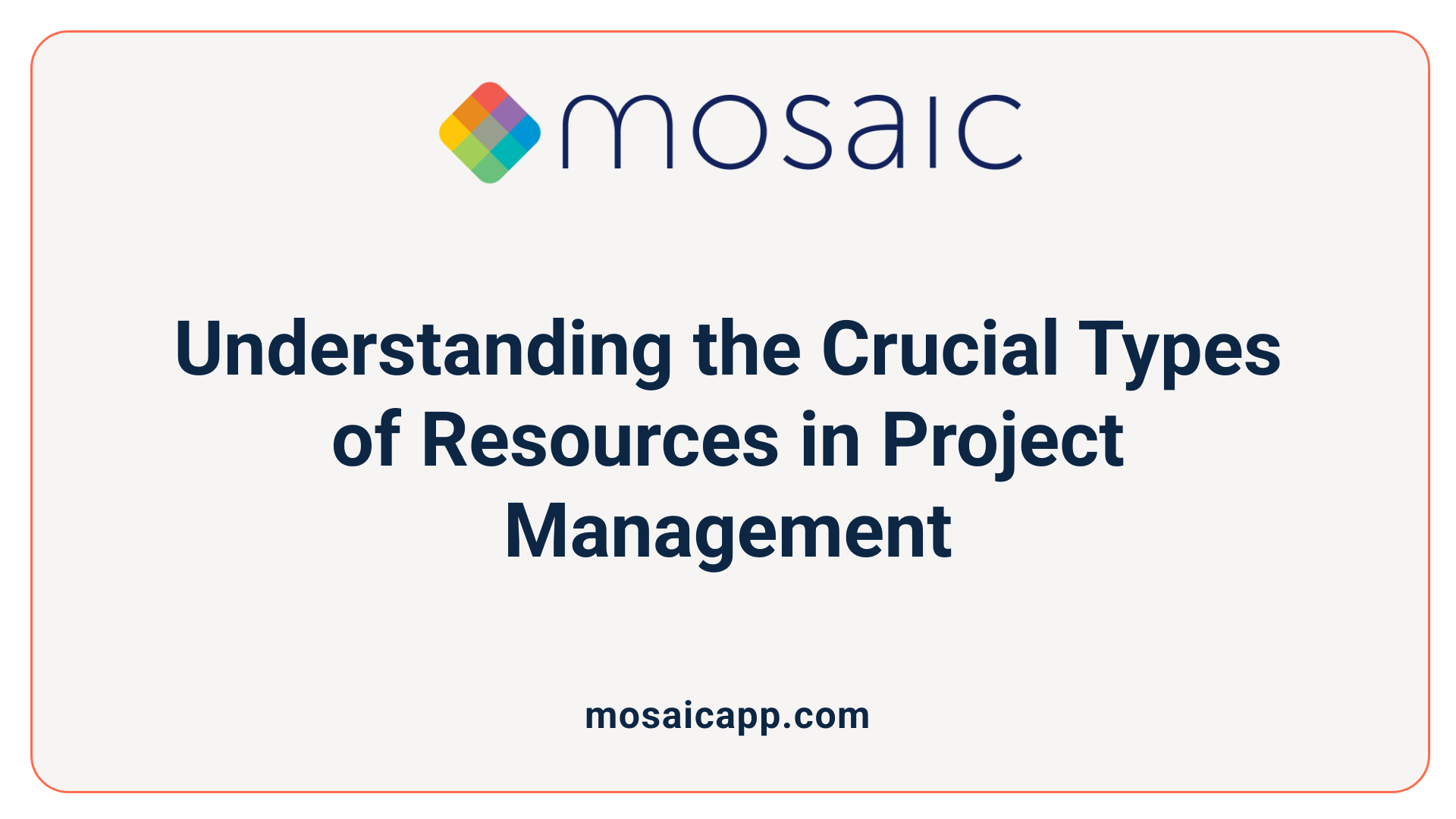 Understanding the Crucial Types of Resources in Project Management