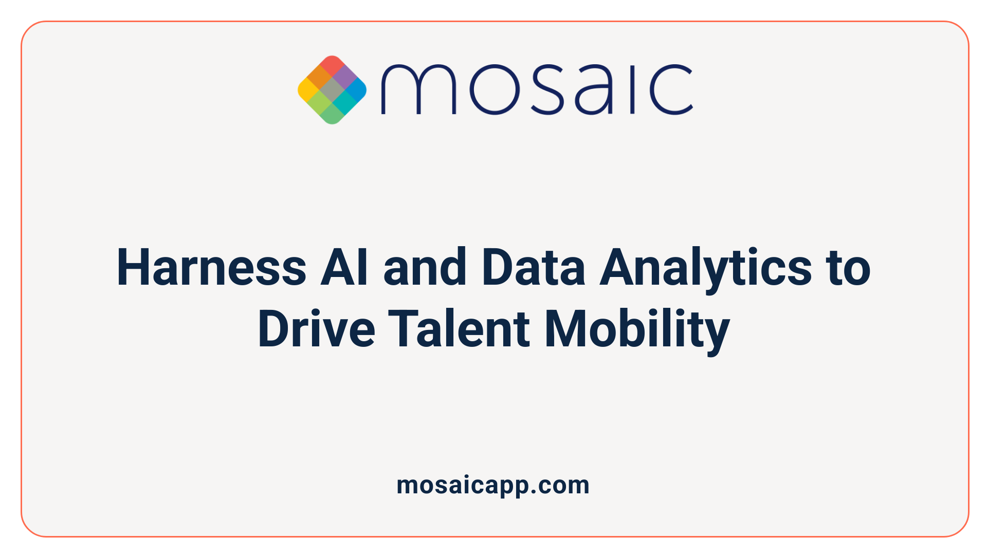 Harness AI and Data Analytics to Drive Talent Mobility