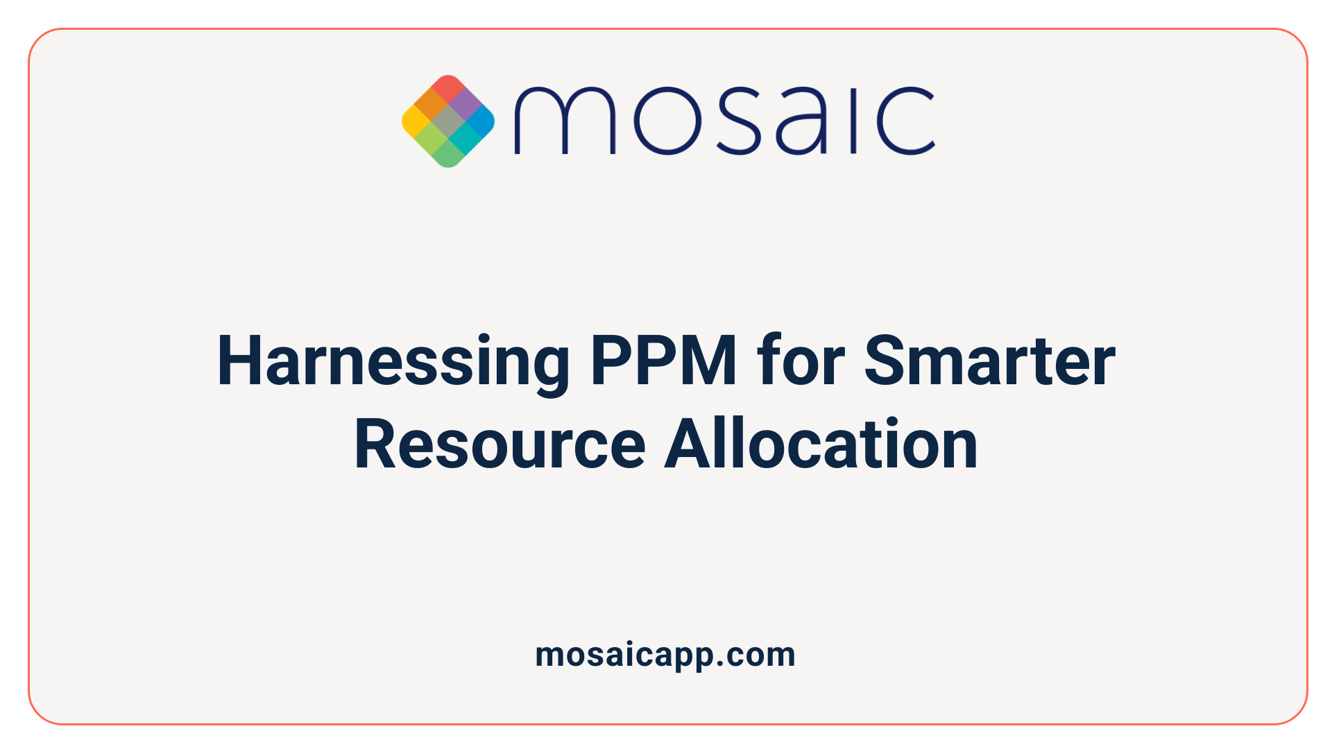 Harnessing PPM for Smarter Resource Allocation