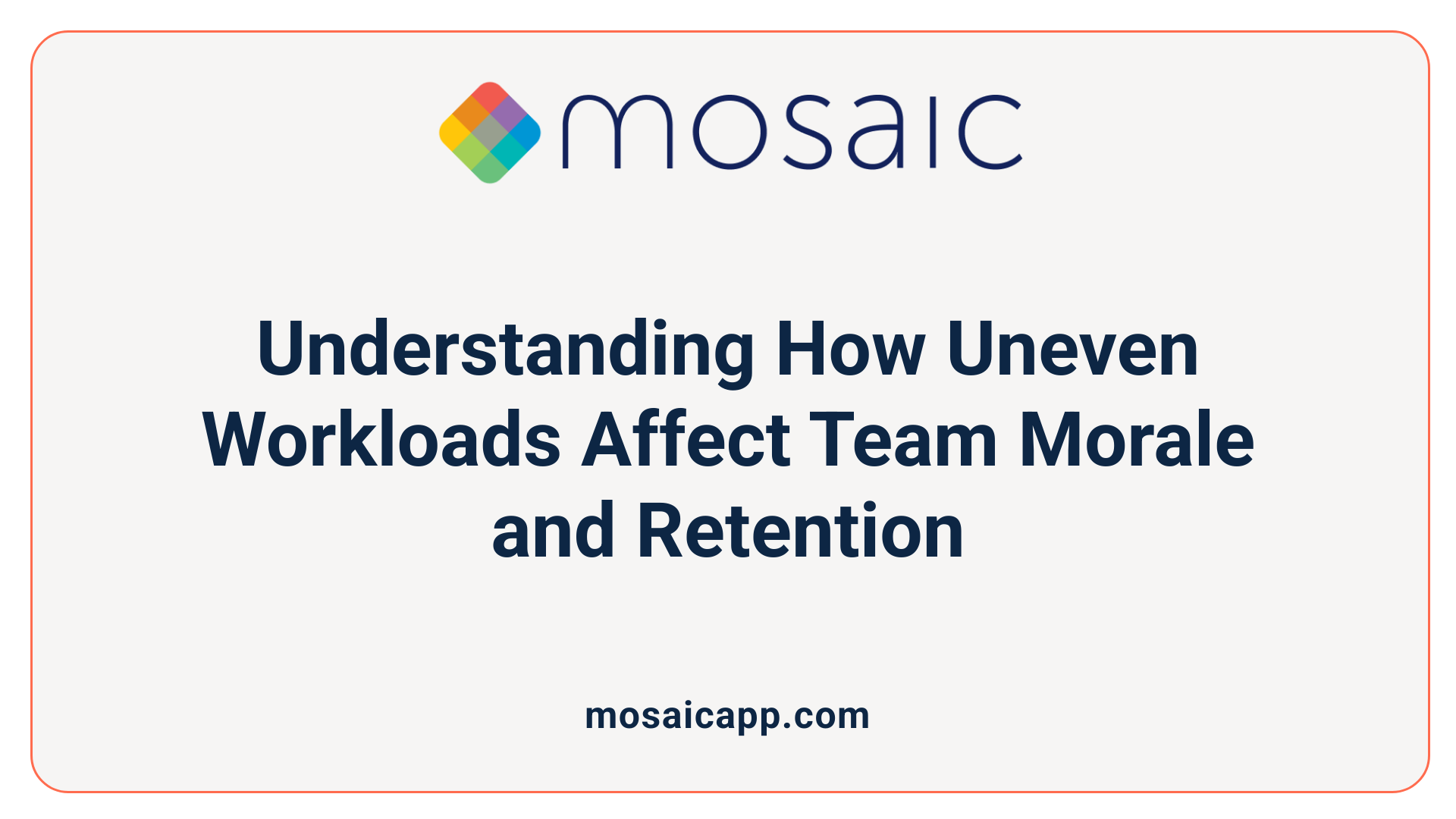 Understanding How Uneven Workloads Affect Team Morale and Retention