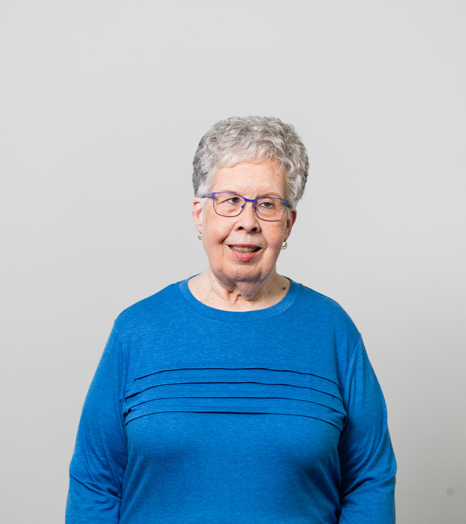 a happy looking smiling woman