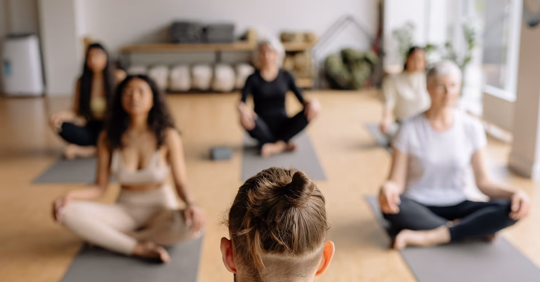 Yoga or meditation class