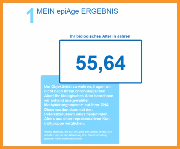 epiAge Testergebnis