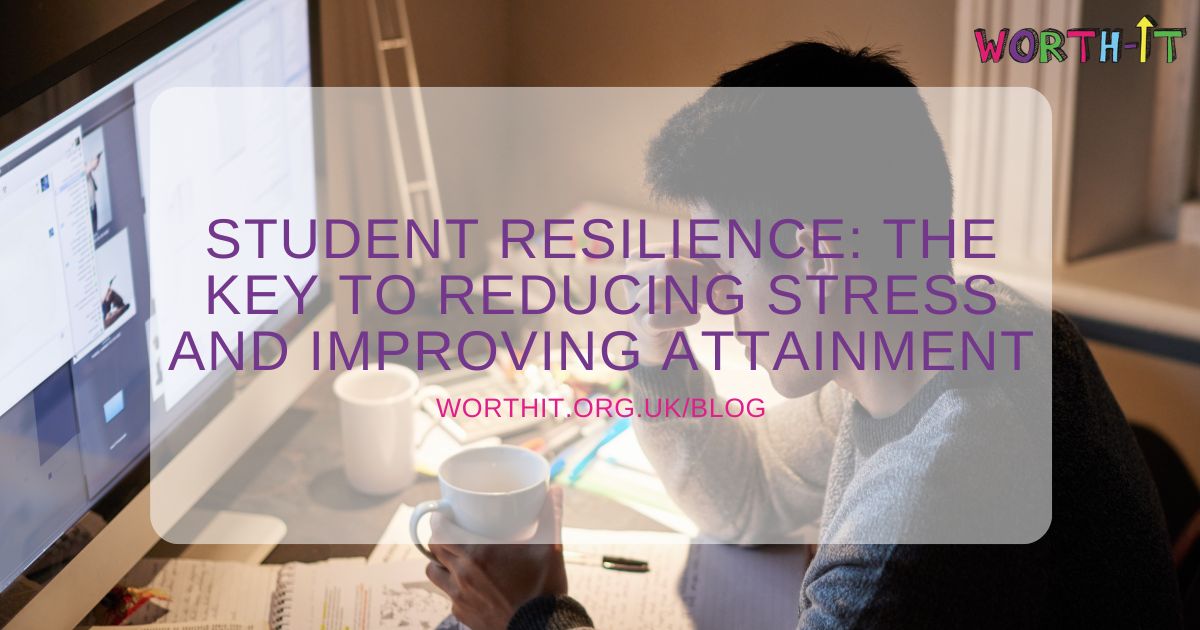 Stressed male student studying at home