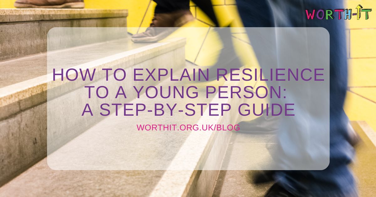 Teenagers feet walking up flight of steps