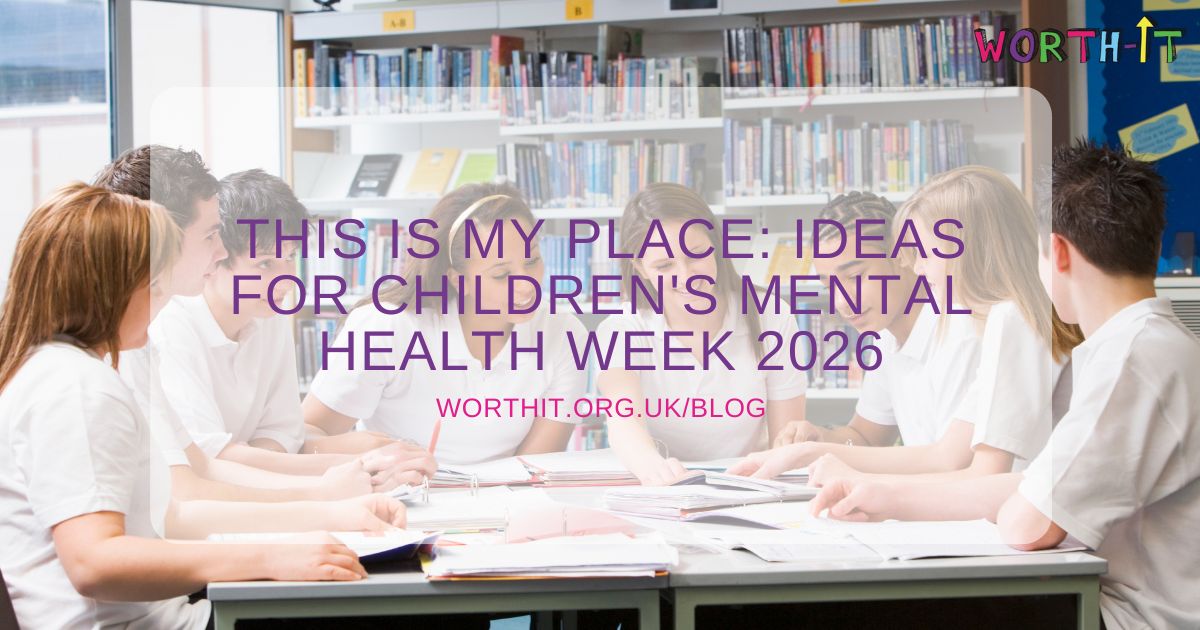 Group of secondary school students in school library working on a project